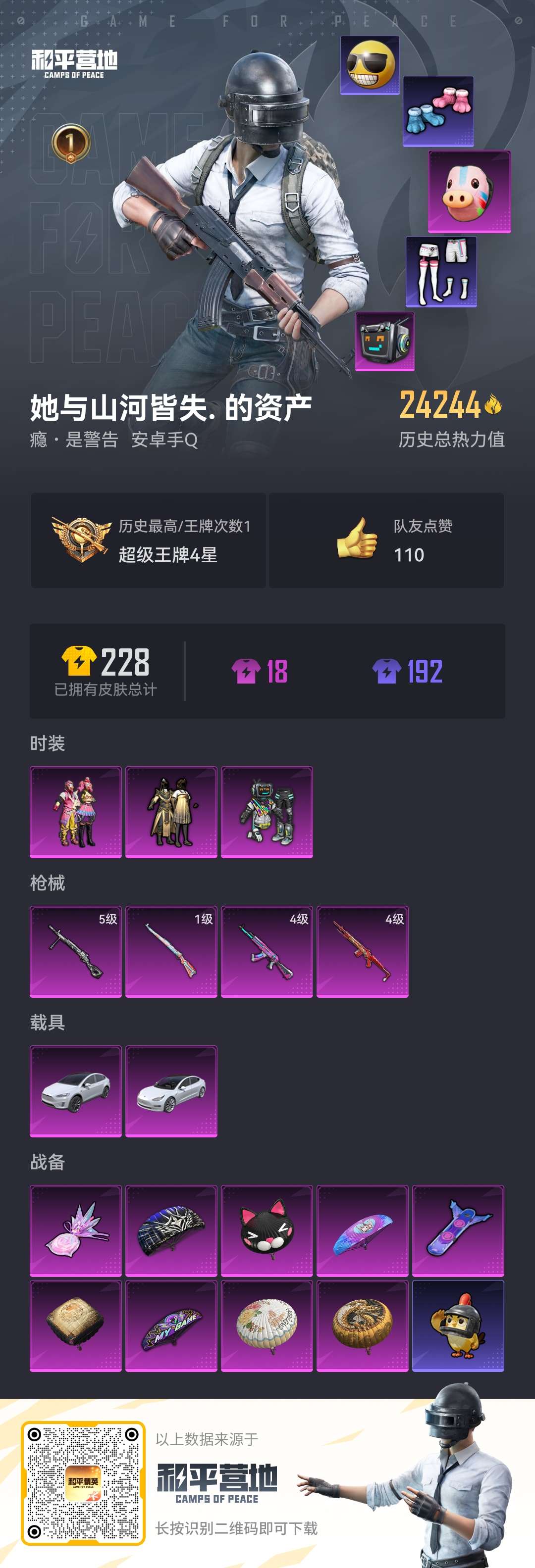 HPCMW452719和平精英账号详情图2