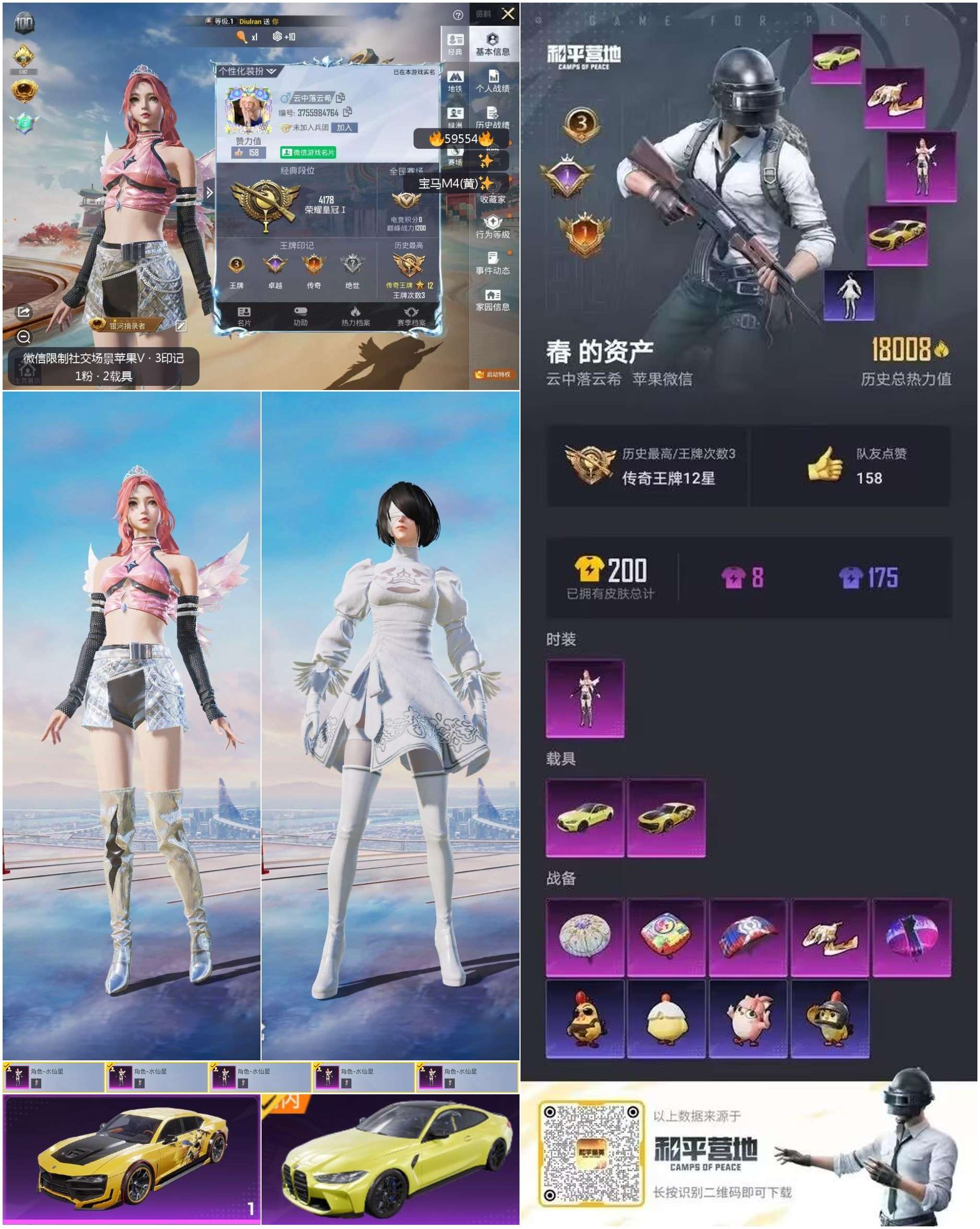 HPSJ449462和平精英账号详情图2