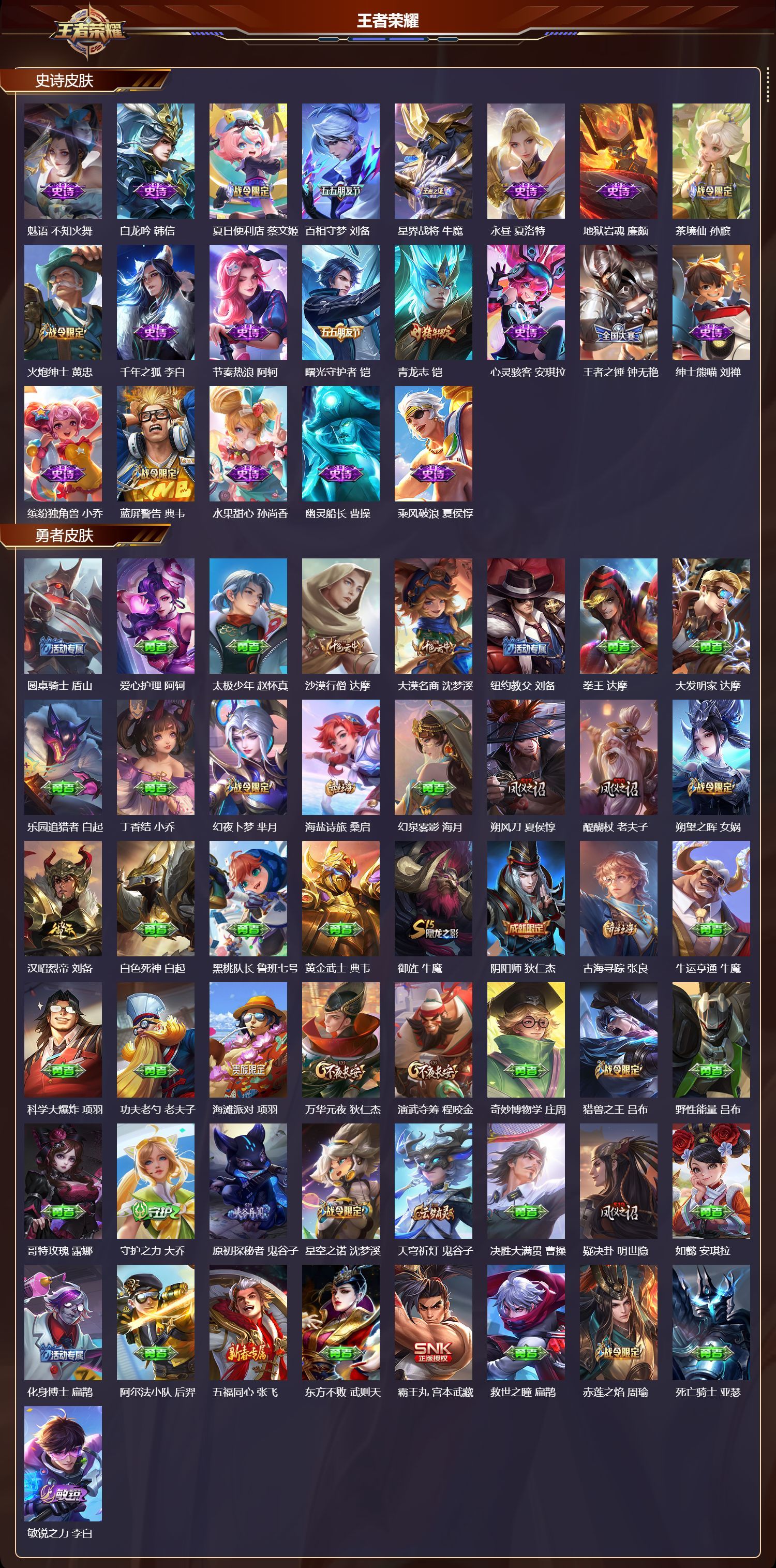 WZQM497673王者荣耀账号详情图4 WZQM497673王者荣耀账号详情图4