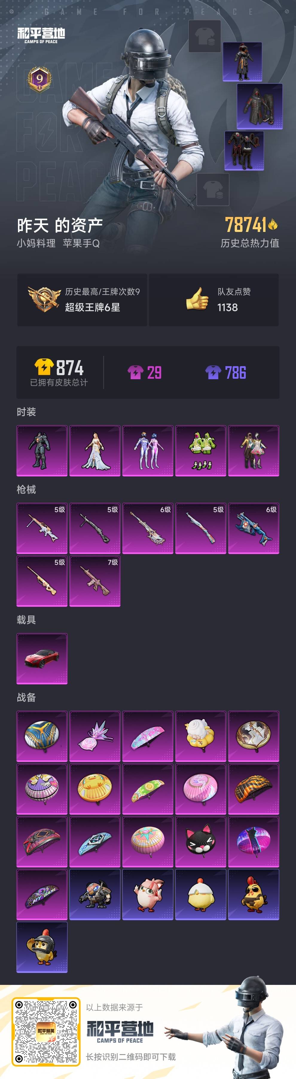 HPSJ449176和平精英账号详情图4