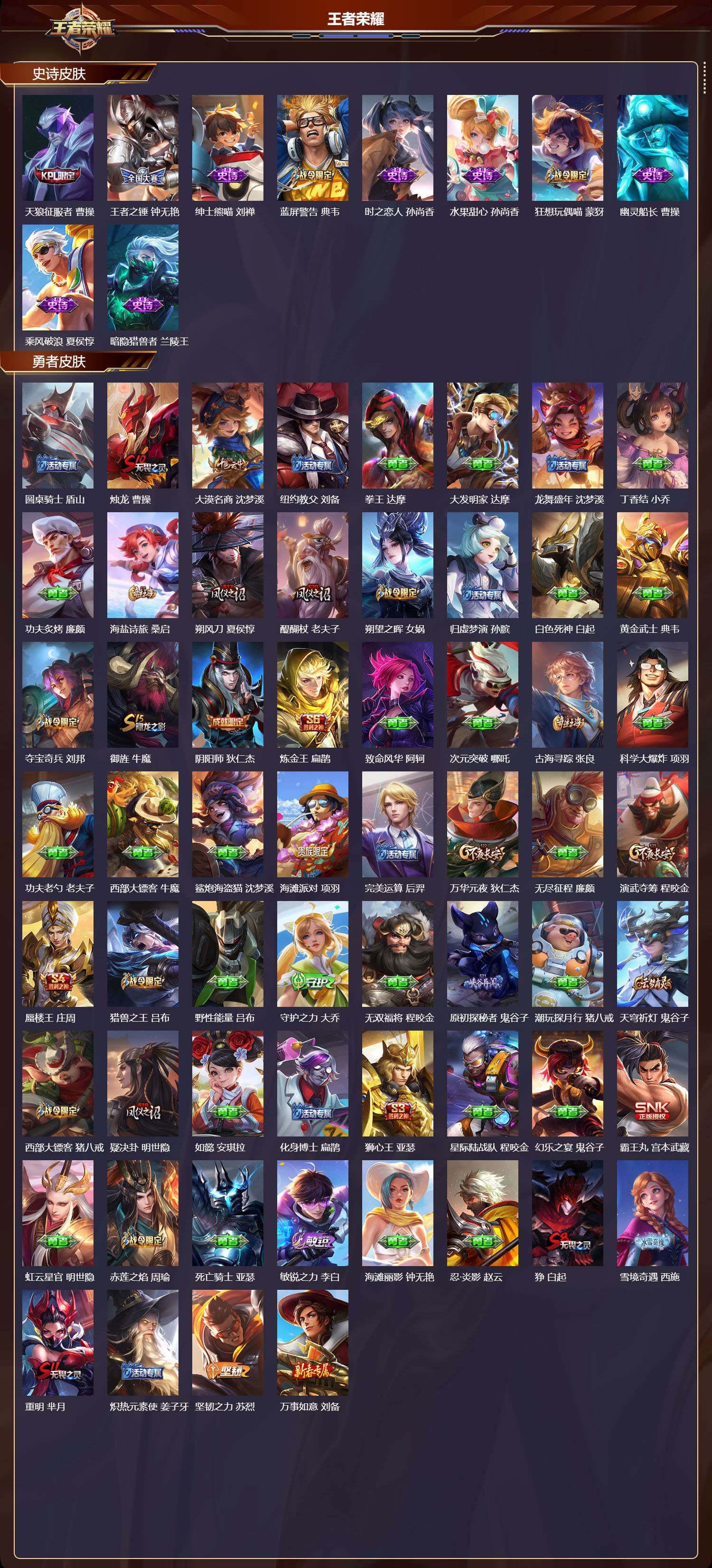 WZQM497676王者荣耀账号详情图4