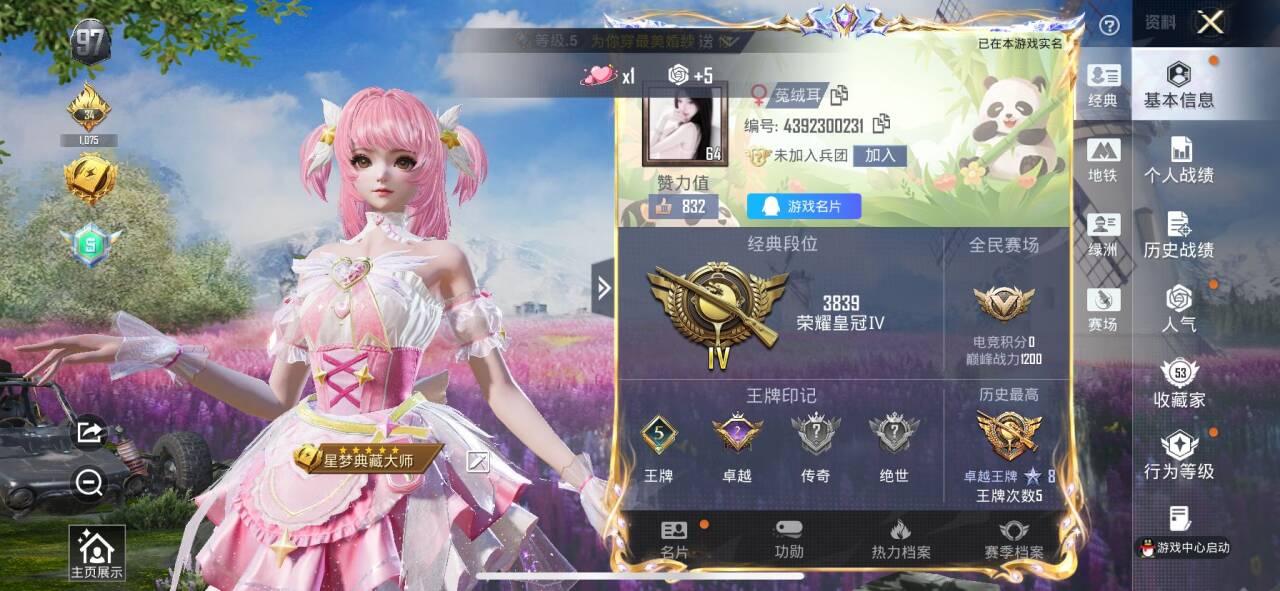 HPCMW410603和平精英账号详情图2 HPCMW410603和平精英账号详情图2