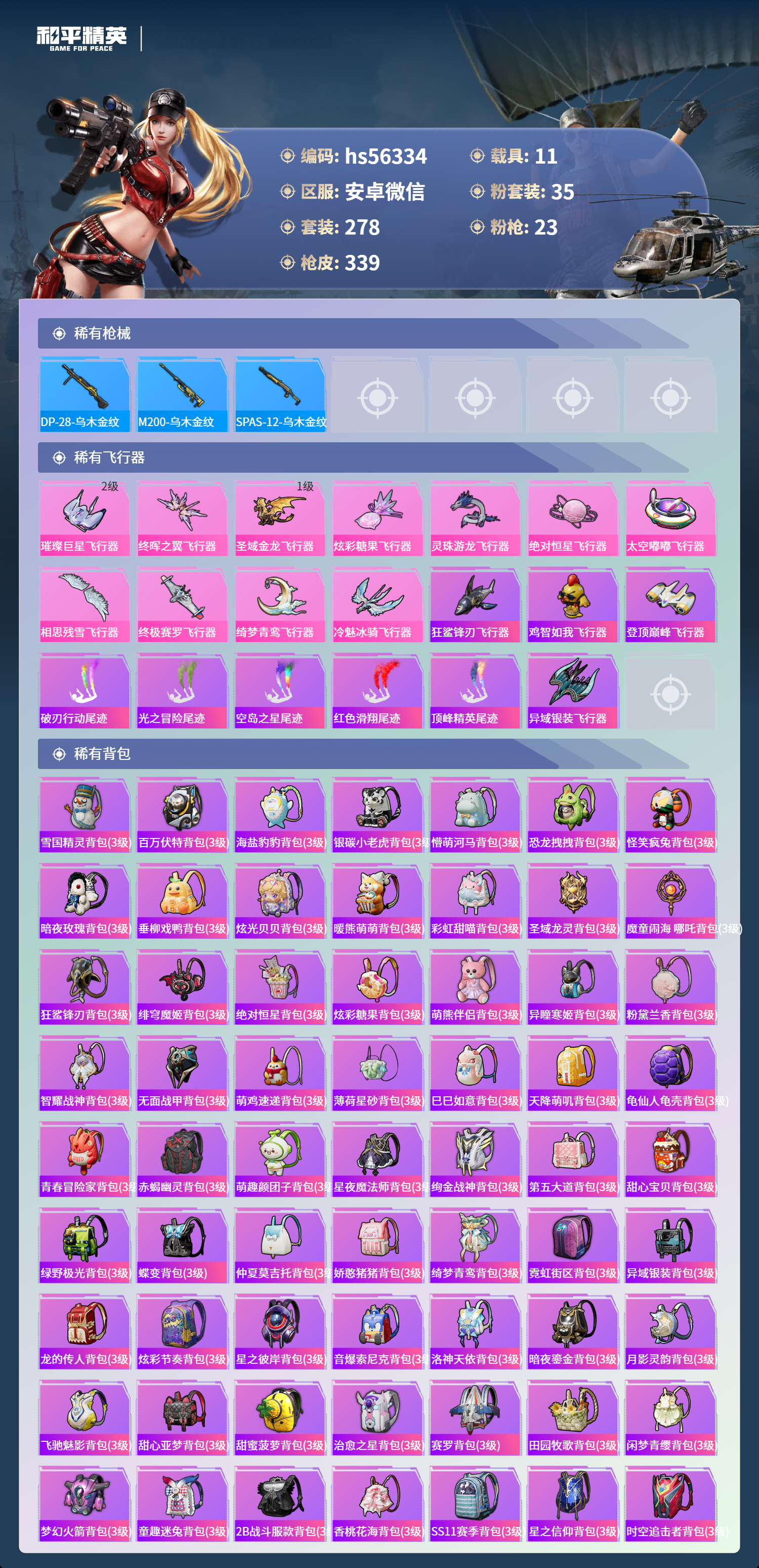 HPSJ45318和平精英账号详情图12