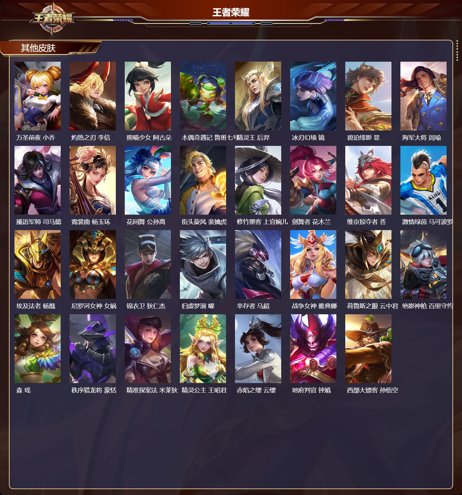 WZQM412238王者荣耀账号详情图5