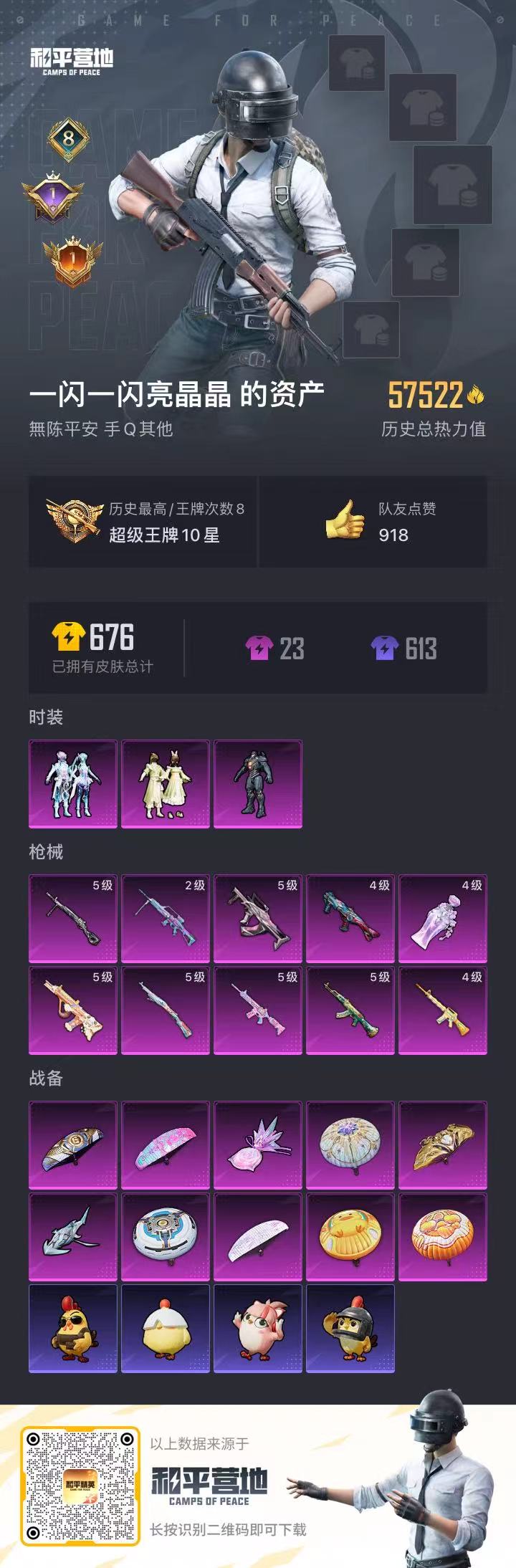 HPCMW4116307和平精英账号详情图3