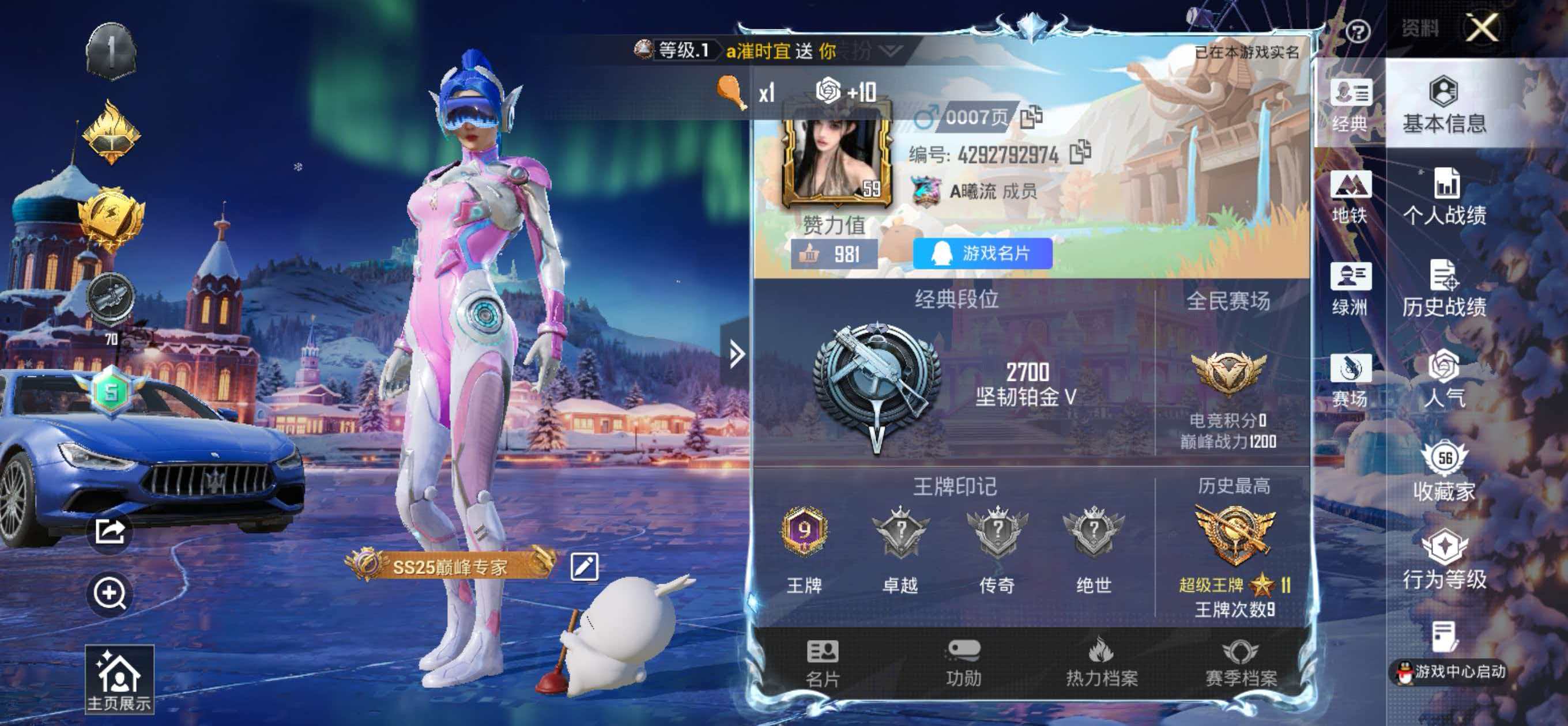 HPCMW410510和平精英账号详情图3