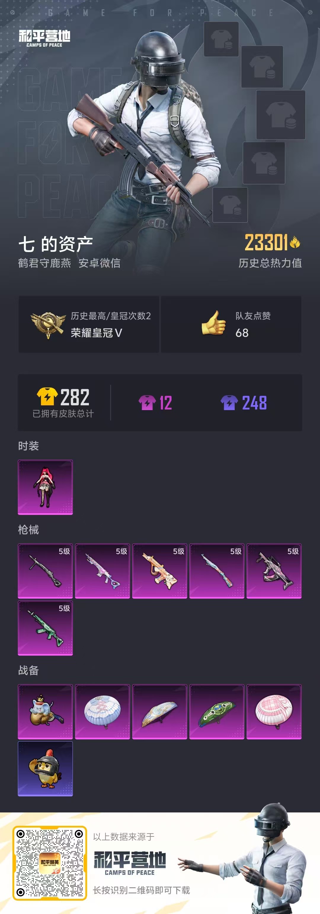 HPCMW410525和平精英账号详情图2 HPCMW410525和平精英账号详情图2