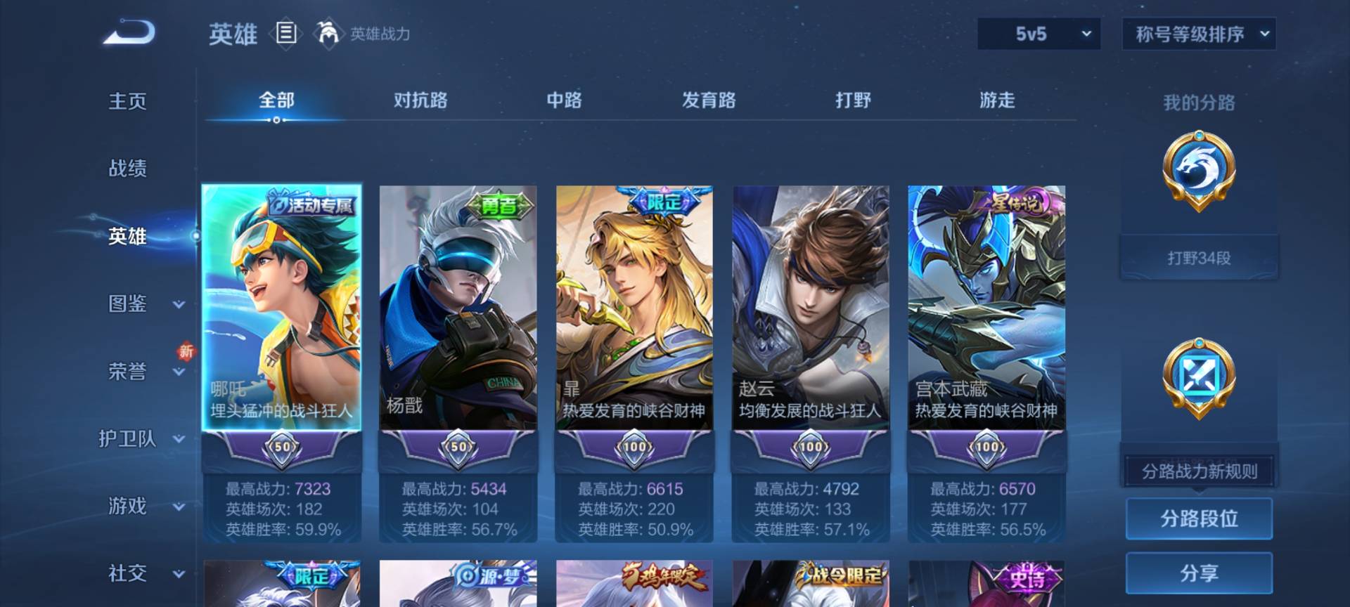 WZCMW416387王者荣耀账号详情图5