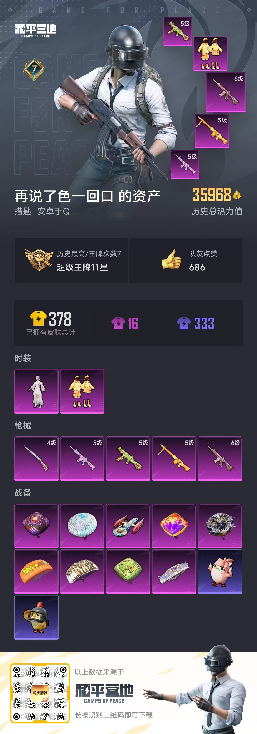 HPCMW410645和平精英账号详情图3