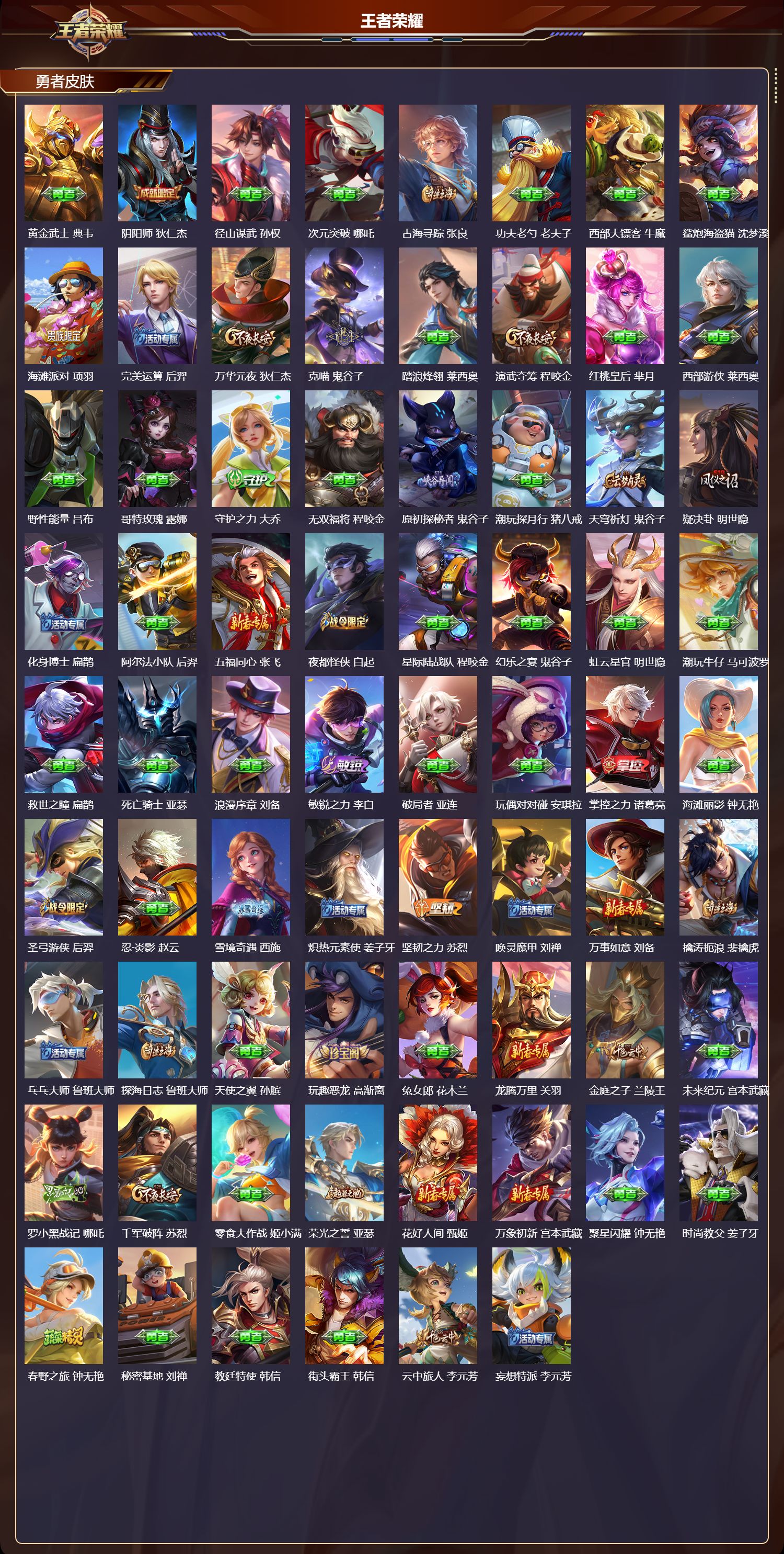 WZQM412192王者荣耀账号详情图5