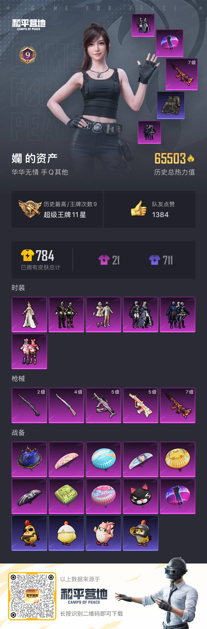 HPSJ410420和平精英账号详情图3