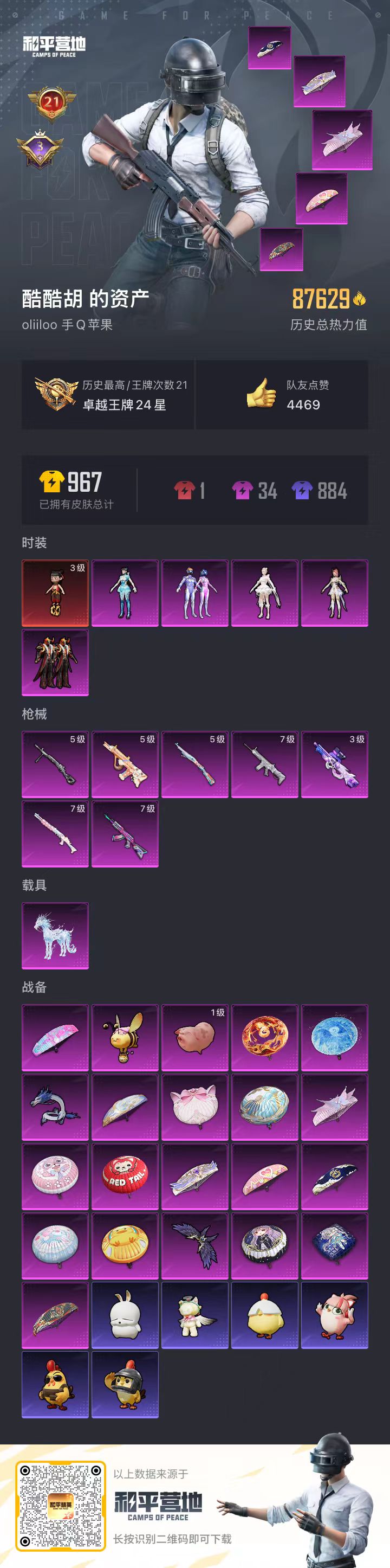 HPCMW410504和平精英账号详情图3