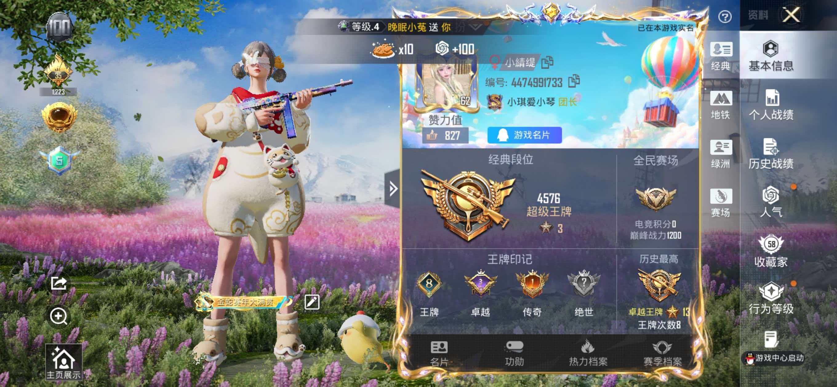 HPCMW410554和平精英账号详情图2