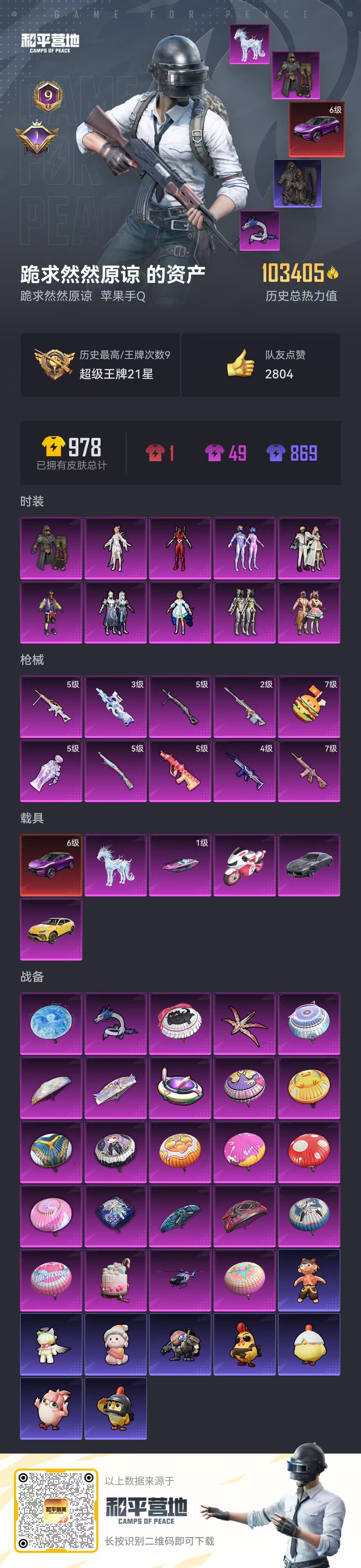 HPCMW410598和平精英账号详情图3