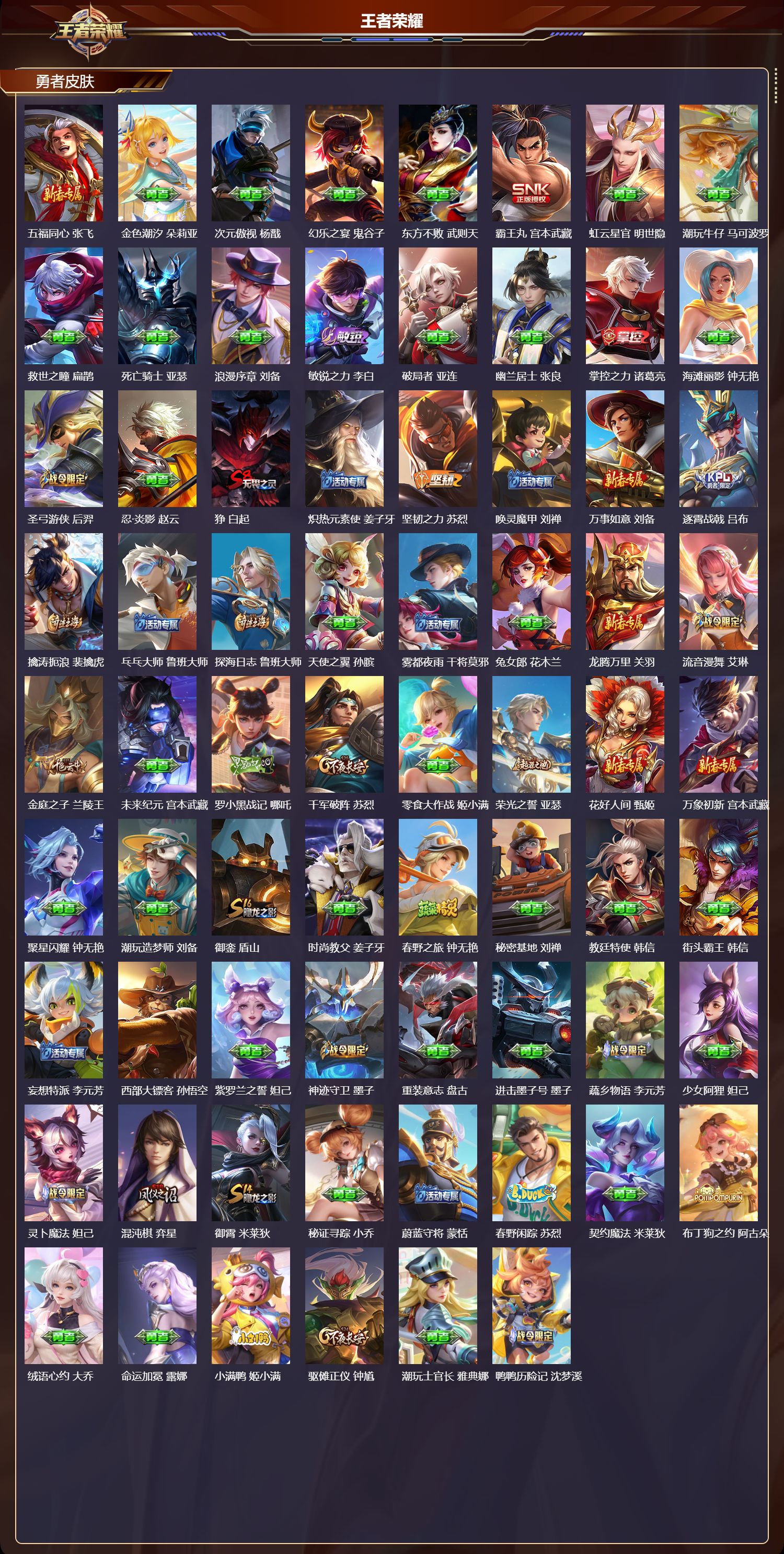 WZCMW416434王者荣耀账号详情图8