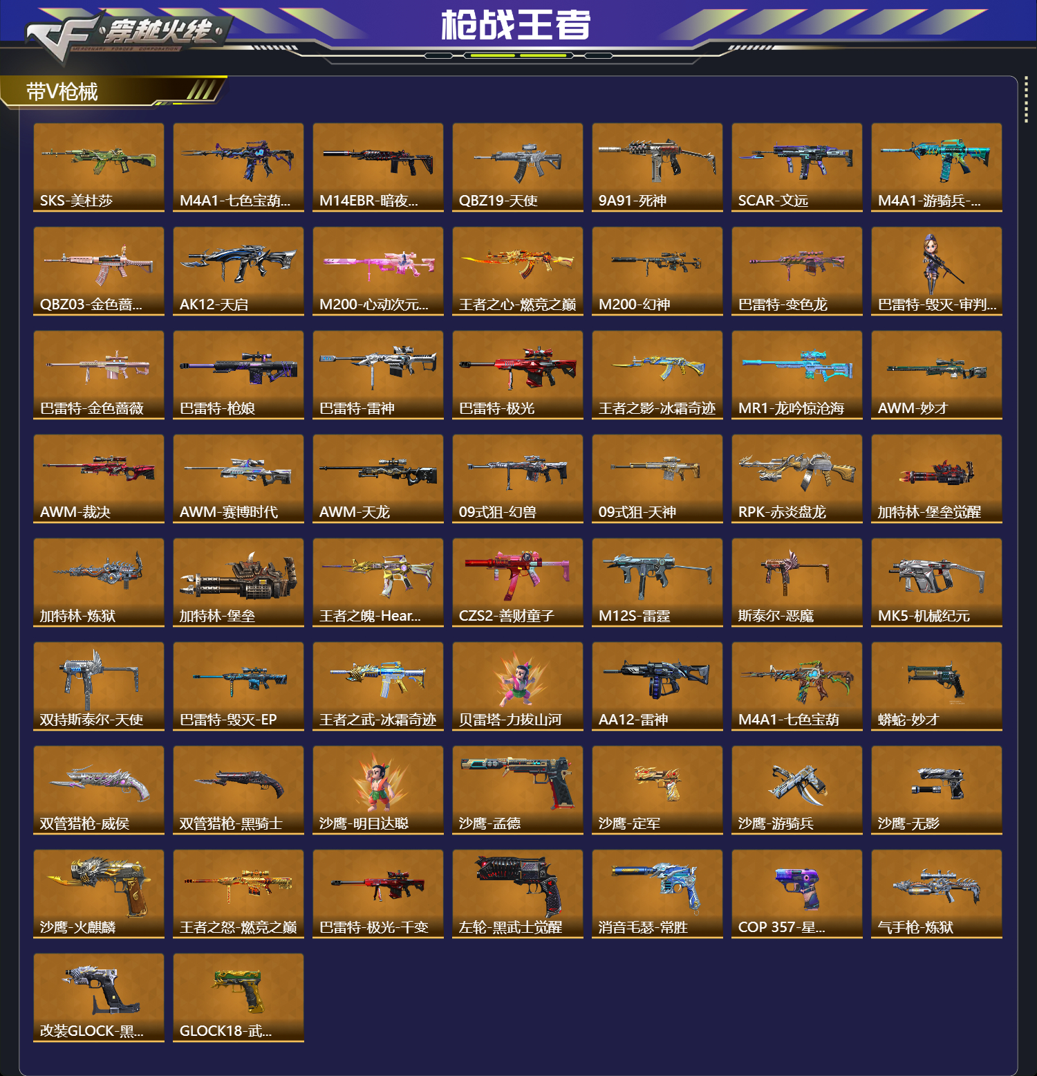 CFMFFWY42292枪战王者账号详情图3