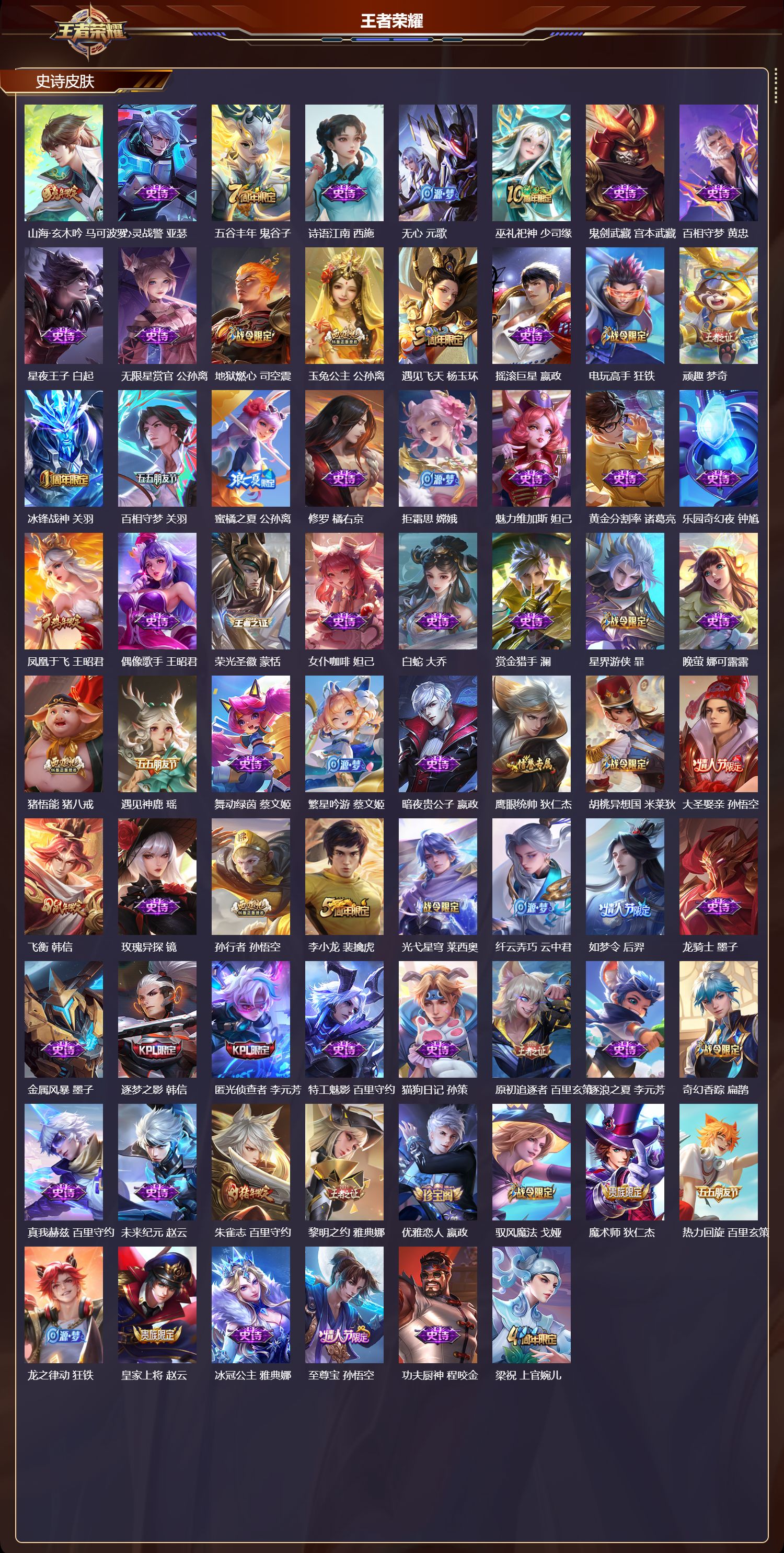 WZCMW416426王者荣耀账号详情图8