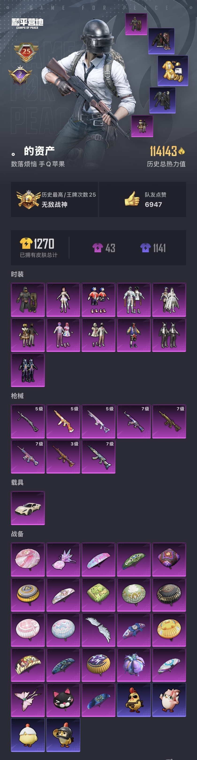 HPCMW410545和平精英账号详情图4 HPCMW410545和平精英账号详情图4