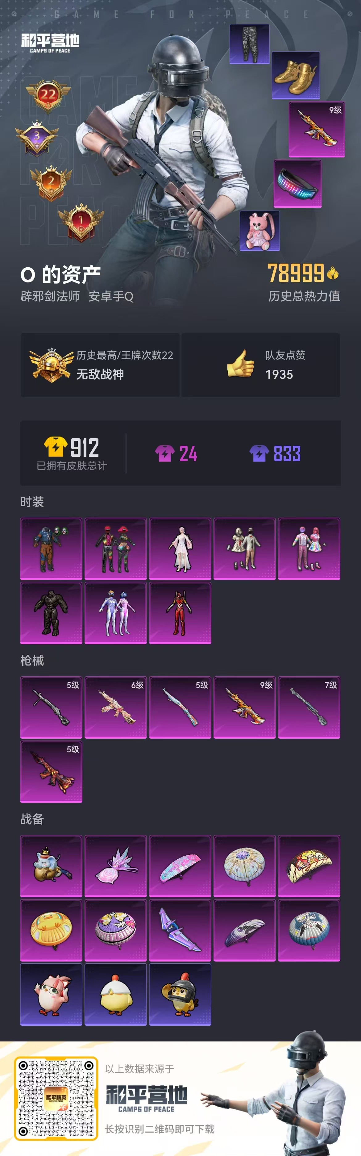 HPCMW410589和平精英账号详情图3 HPCMW410589和平精英账号详情图3