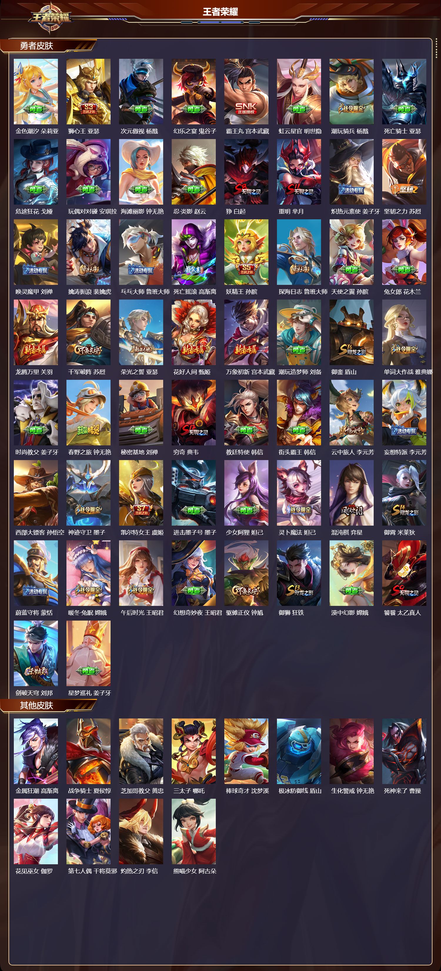 WZMK411532王者荣耀账号详情图4