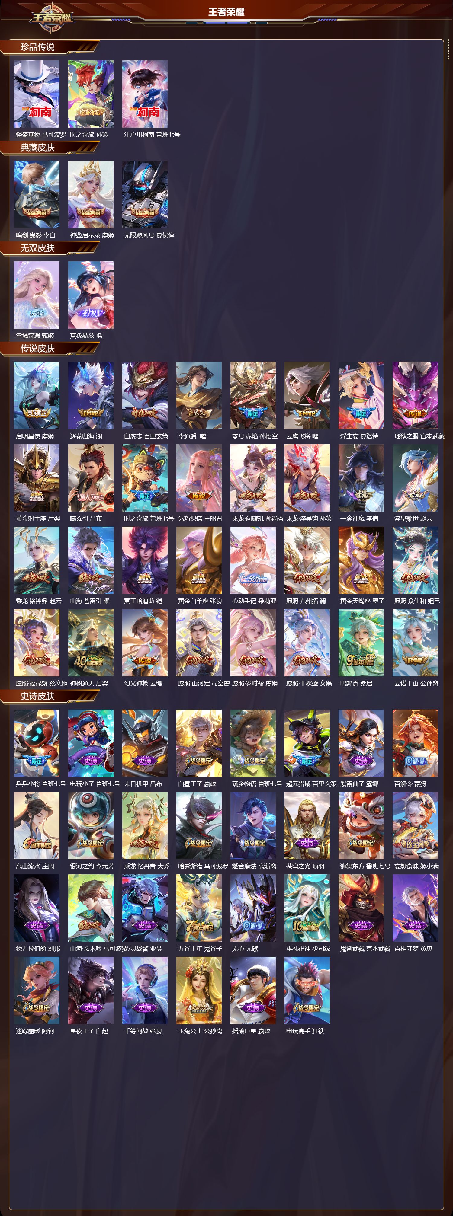 WZCMW416425王者荣耀账号详情图6