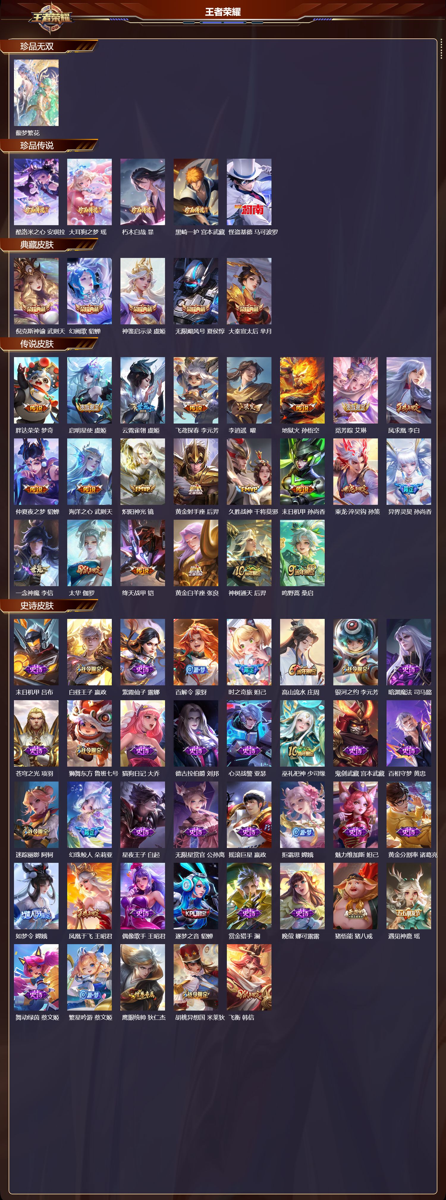 WZCMW416457王者荣耀账号详情图8