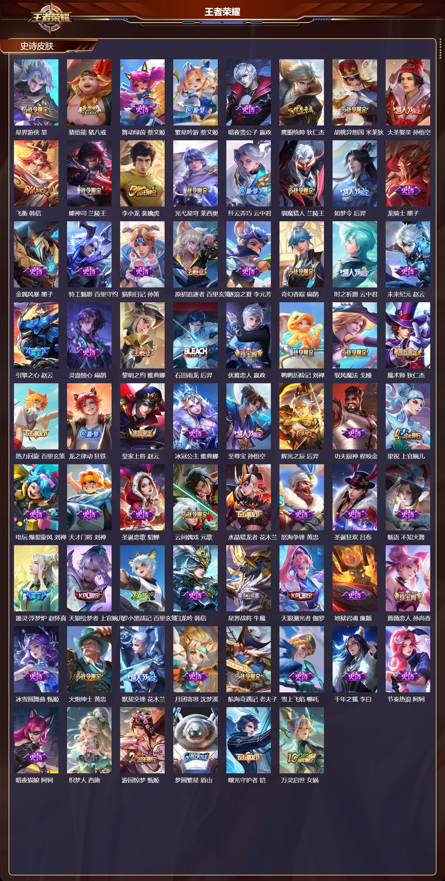 WZCMW416405王者荣耀账号详情图9