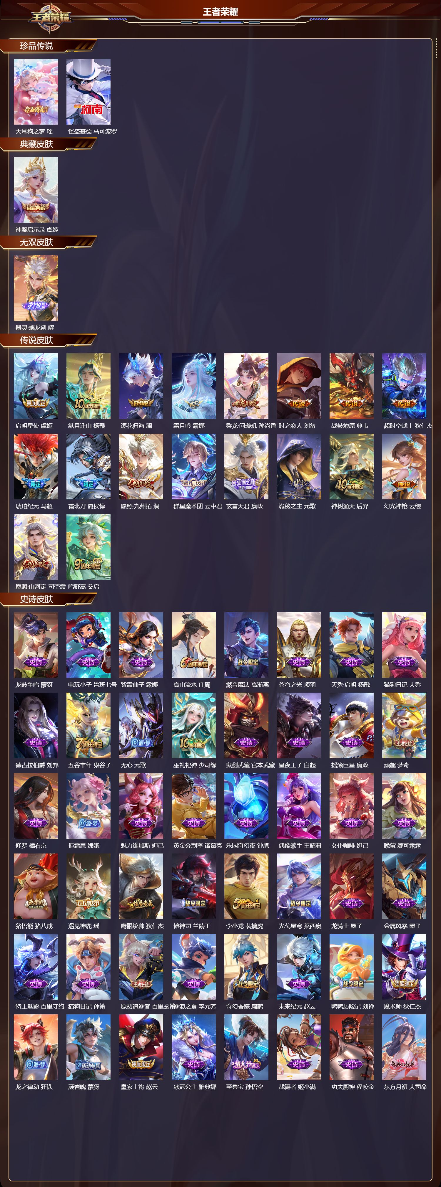 WZCMW416424王者荣耀账号详情图6