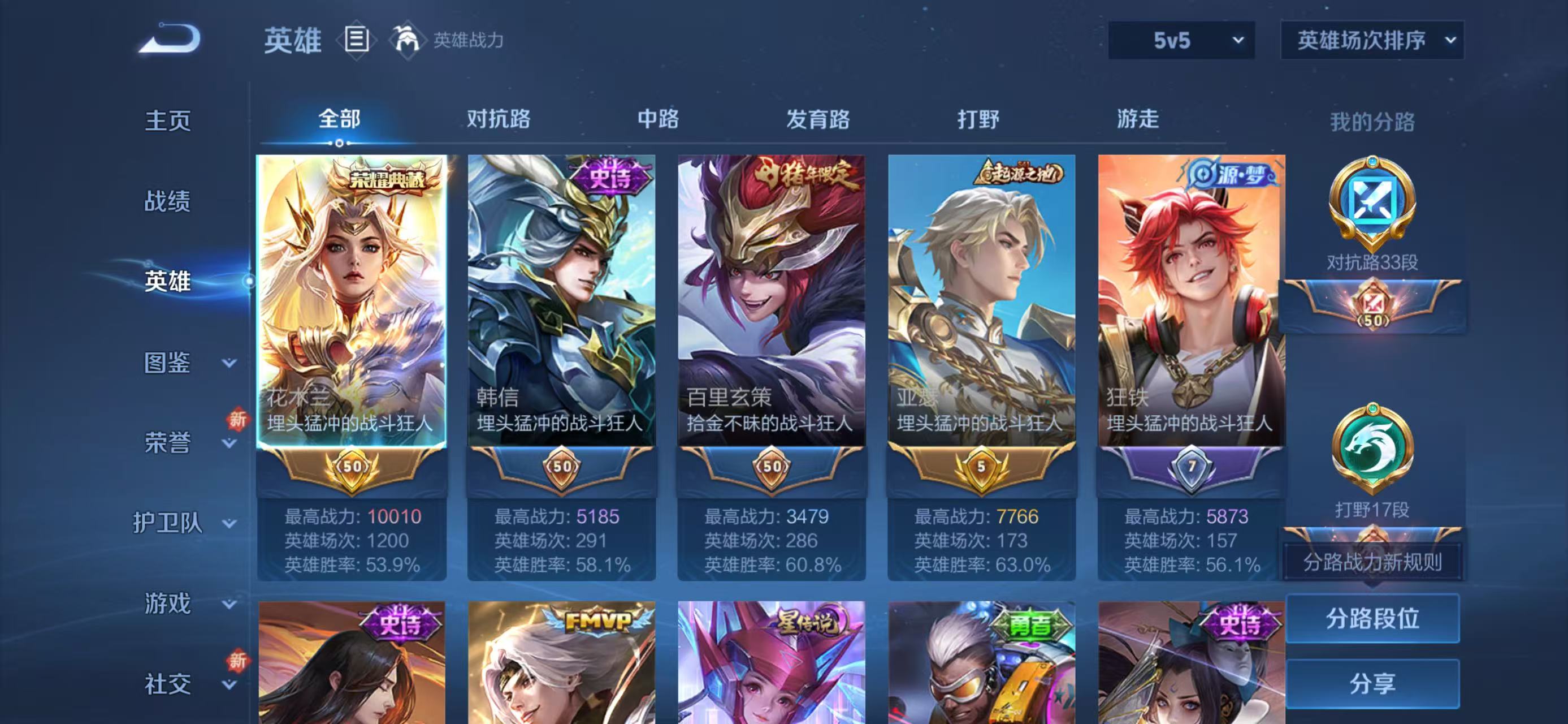 WZCMW411086王者荣耀账号详情图2