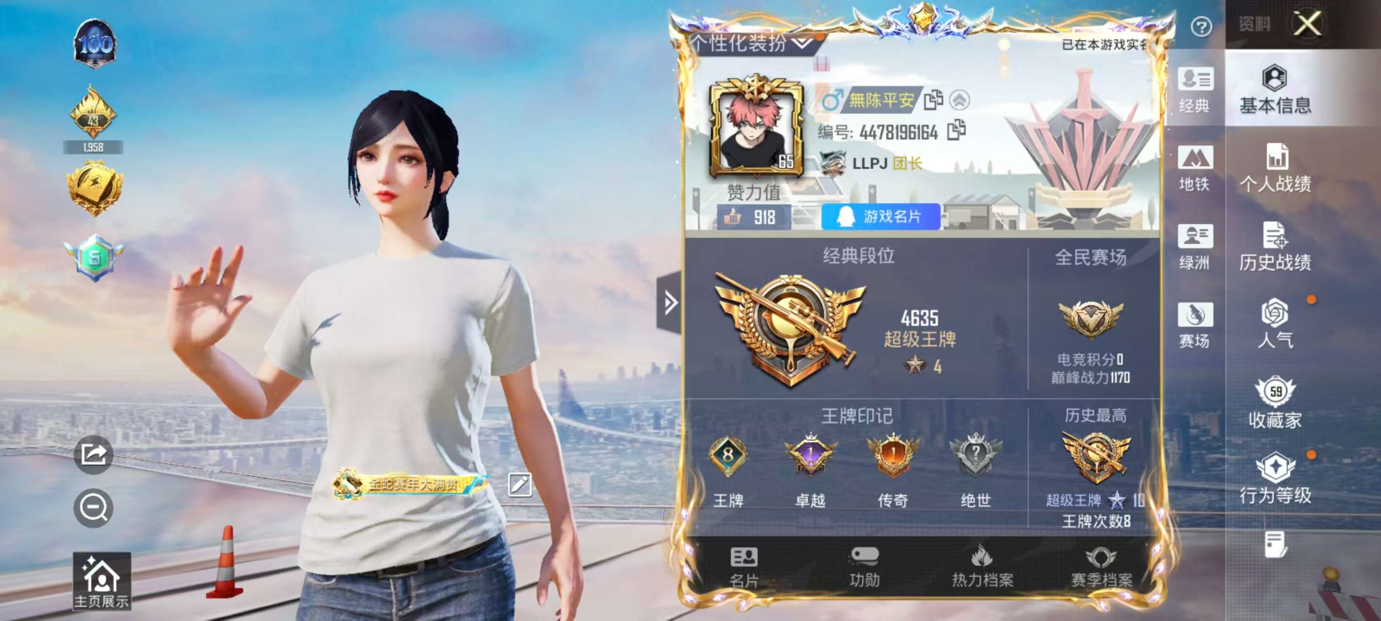 HPCMW4116307和平精英账号详情图2