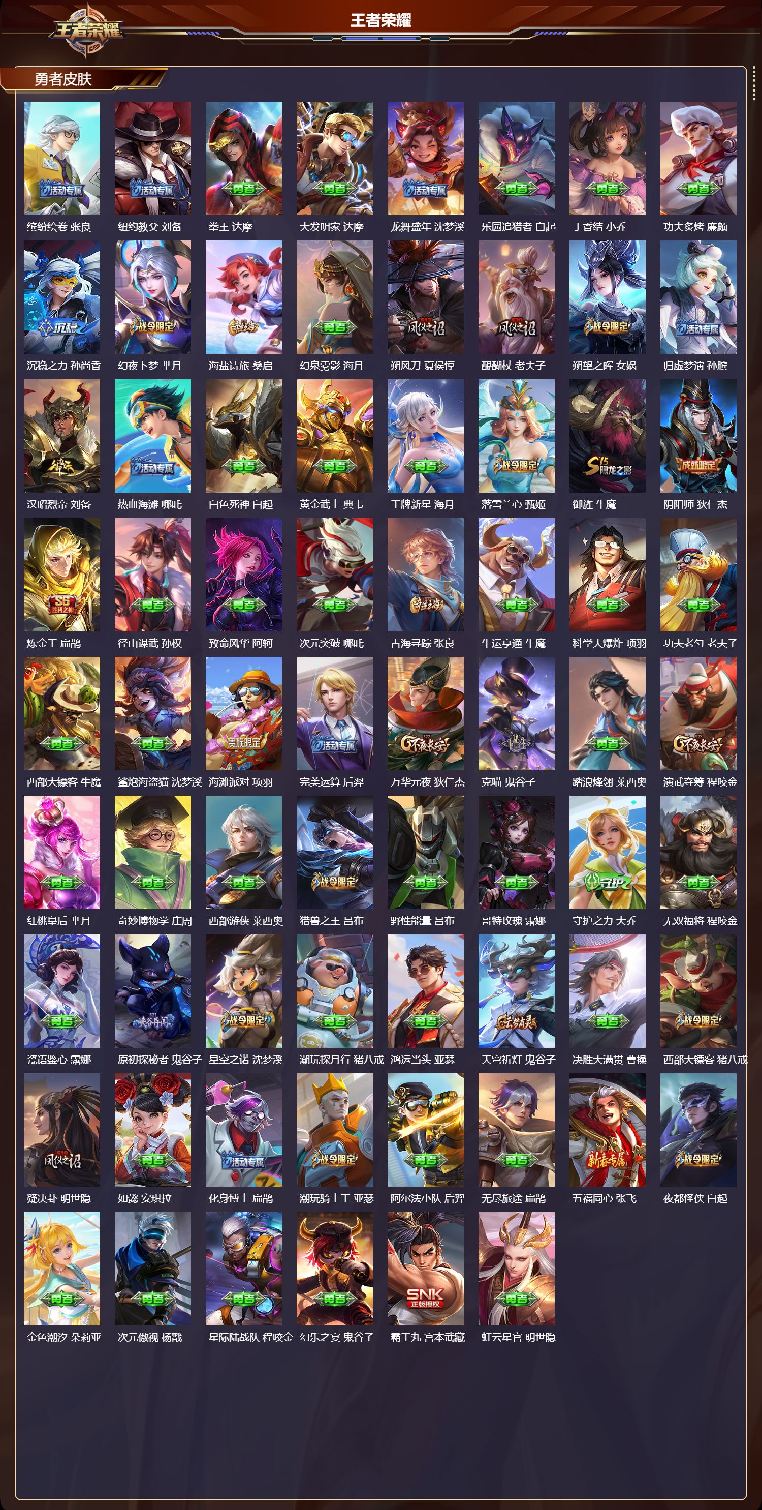 WZCMW416426王者荣耀账号详情图10