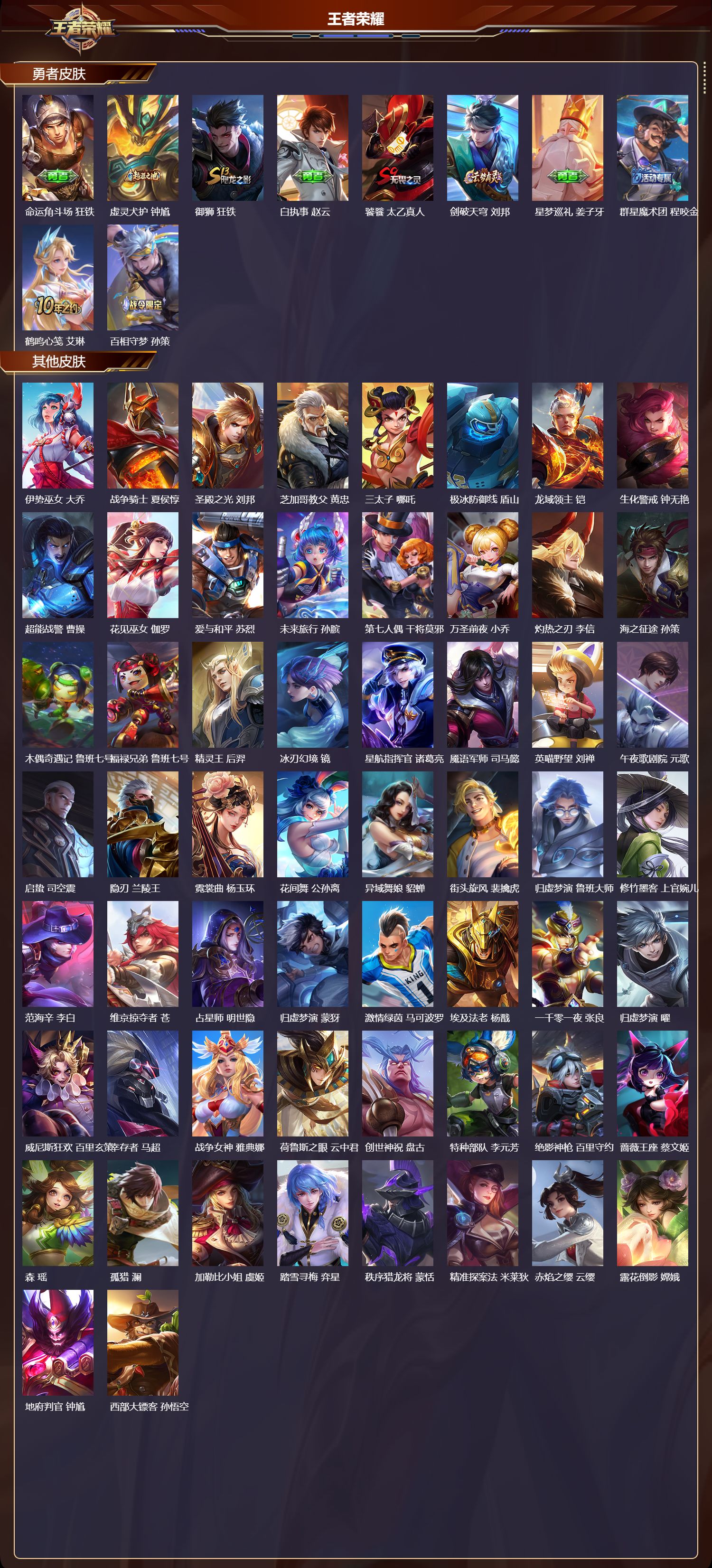 WZQM412236王者荣耀账号详情图5