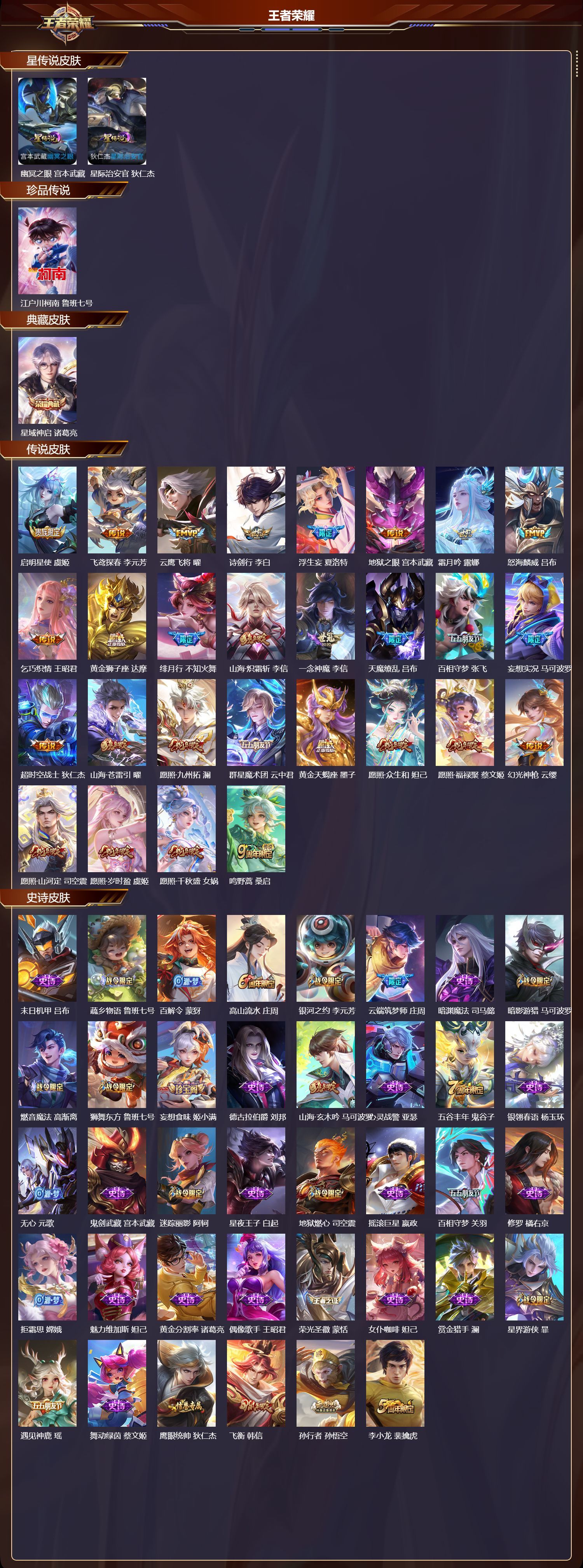 WZQM412217王者荣耀账号详情图3 WZQM412217王者荣耀账号详情图3