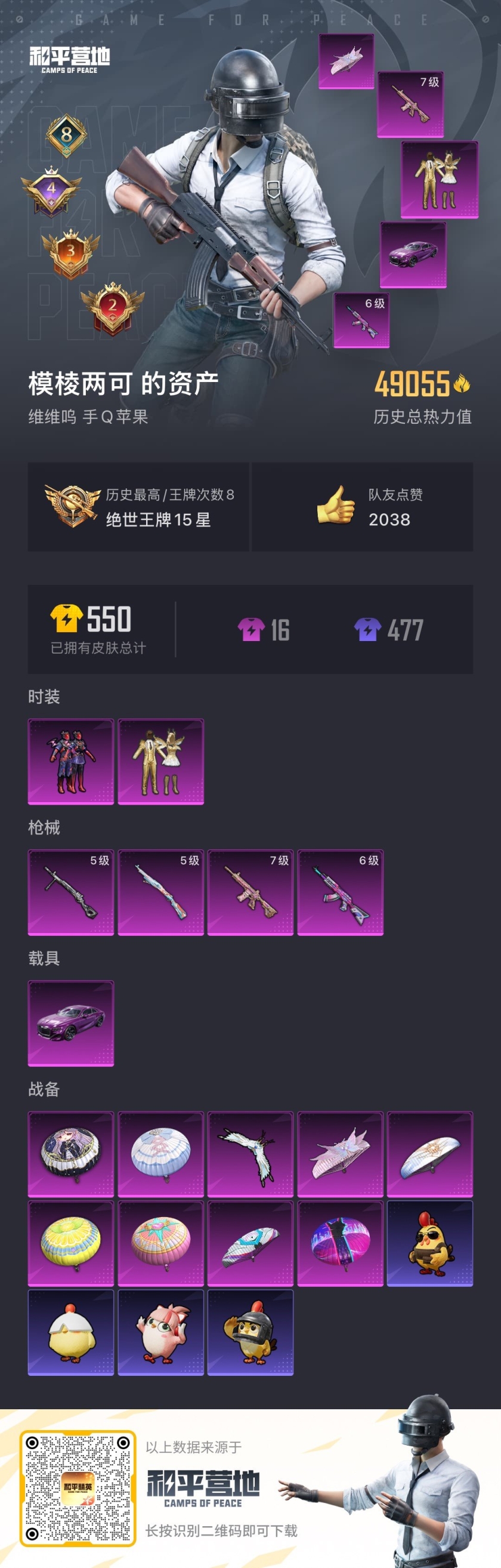 HPCMW451583和平精英账号详情图3