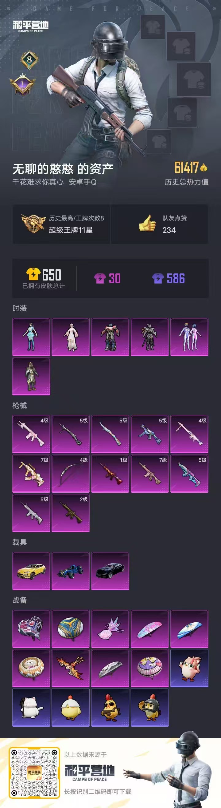 HPSJ451089和平精英账号详情图5