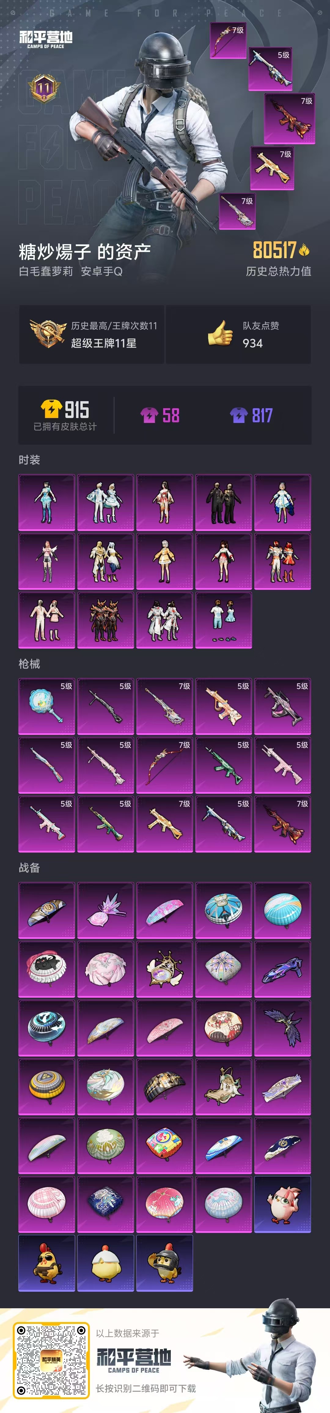 HPCMW451209和平精英账号详情图2