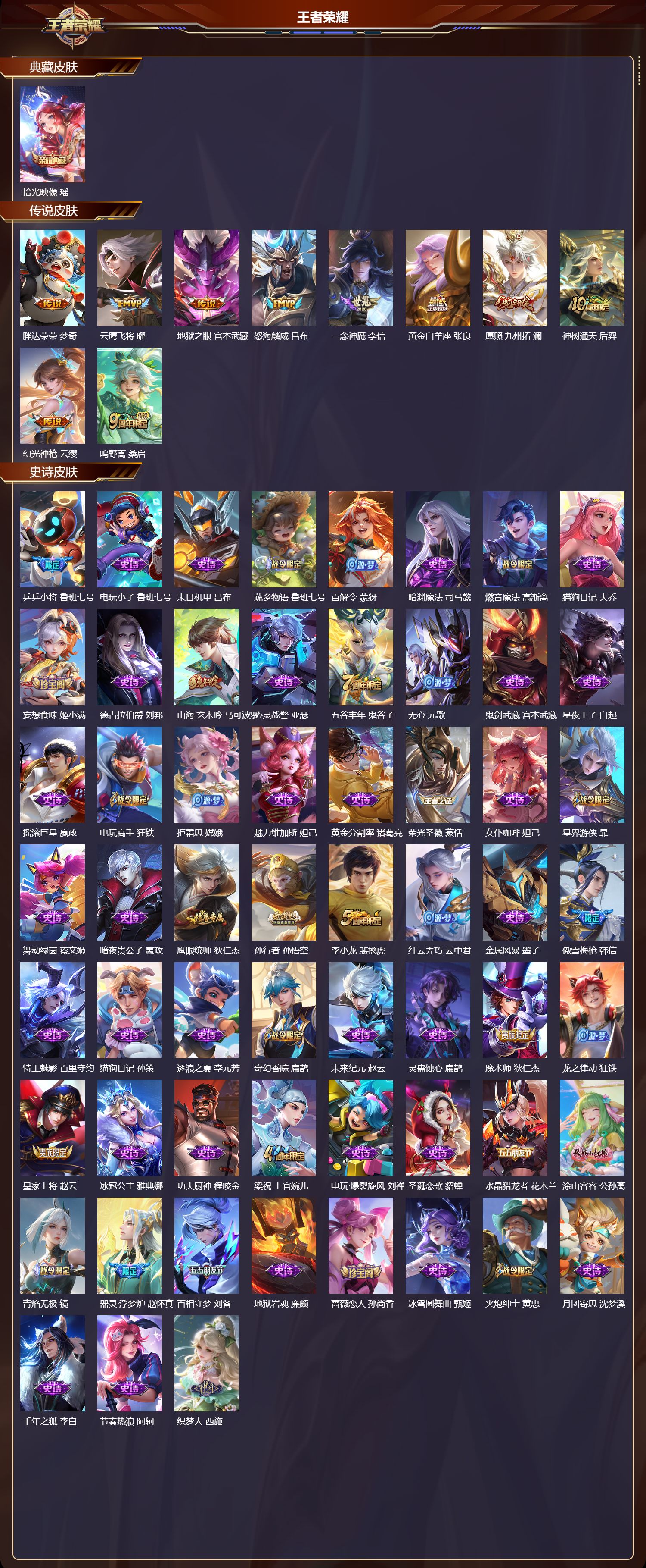 WZCMW497640王者荣耀账号详情图6 WZCMW497640王者荣耀账号详情图6