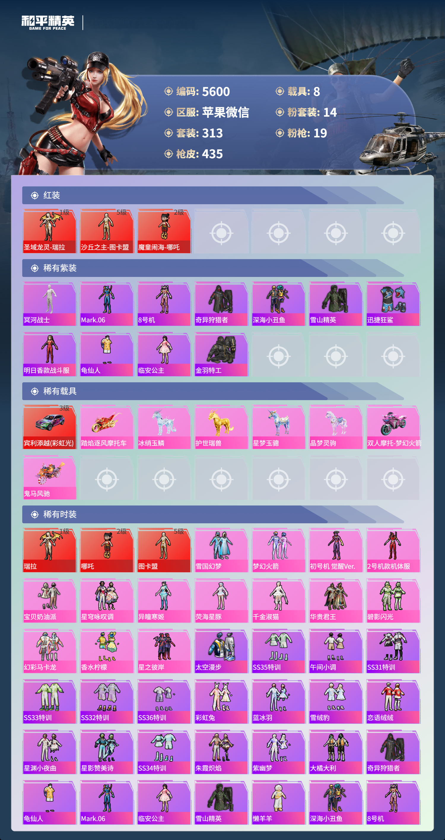 HPLX4122540和平精英账号详情图3