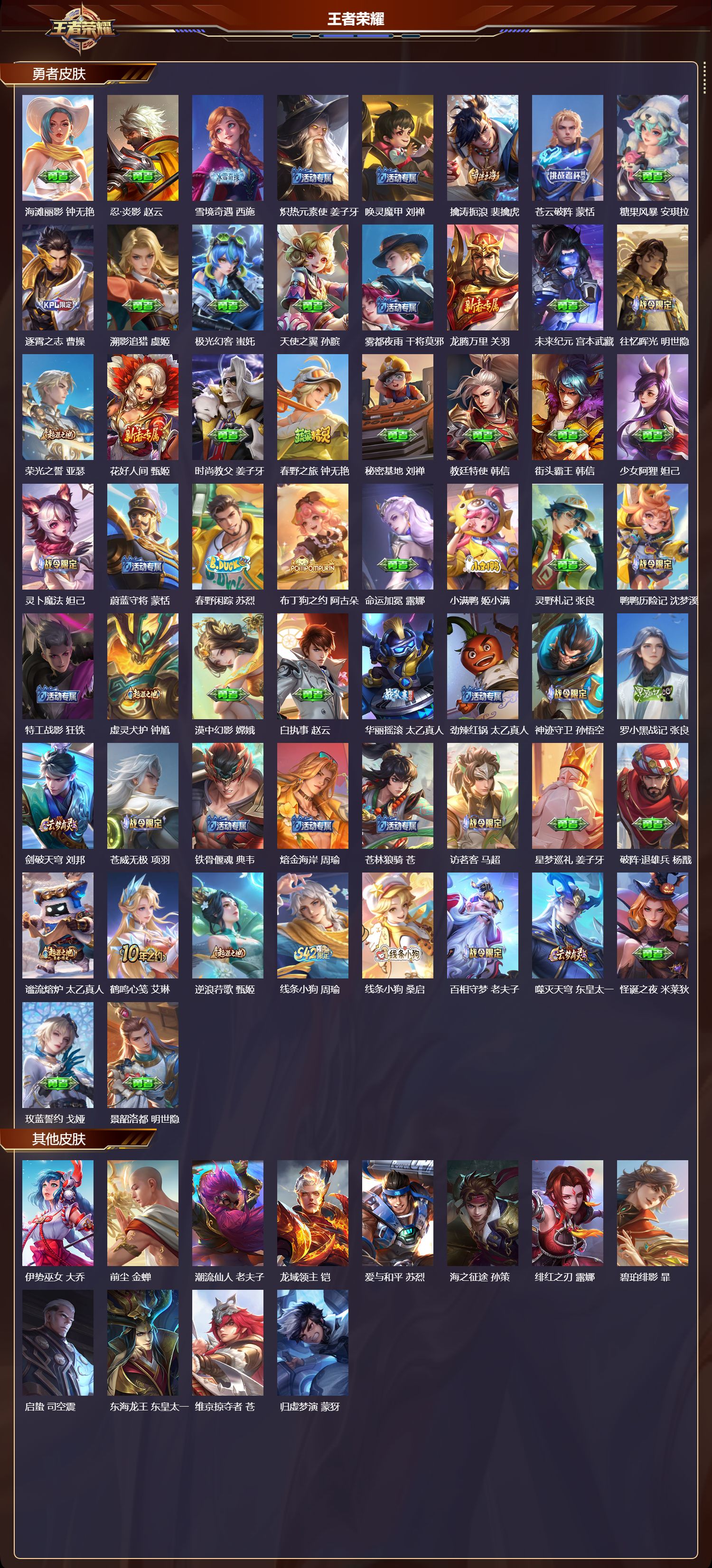 WZQM4101294王者荣耀账号详情图5