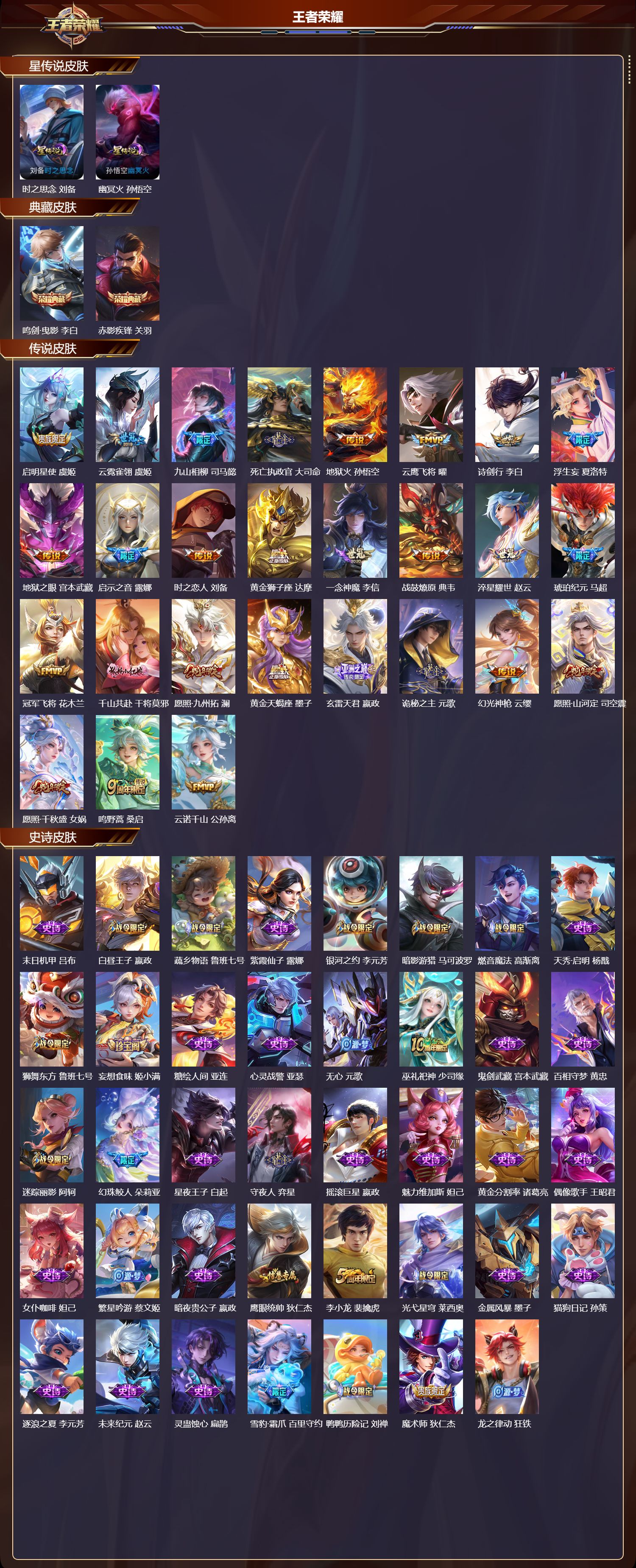 WZQM4101292王者荣耀账号详情图3