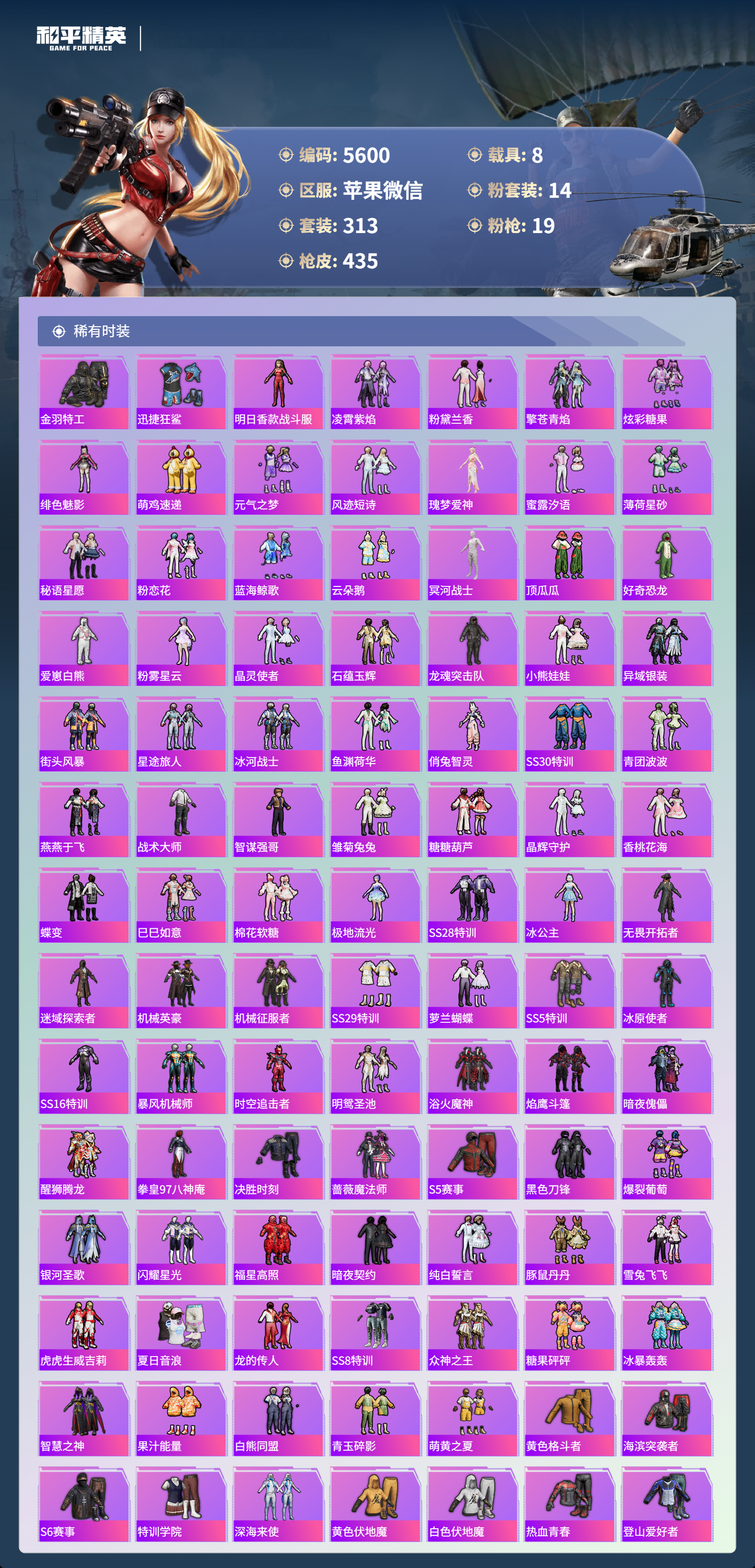 HPLX4122540和平精英账号详情图4