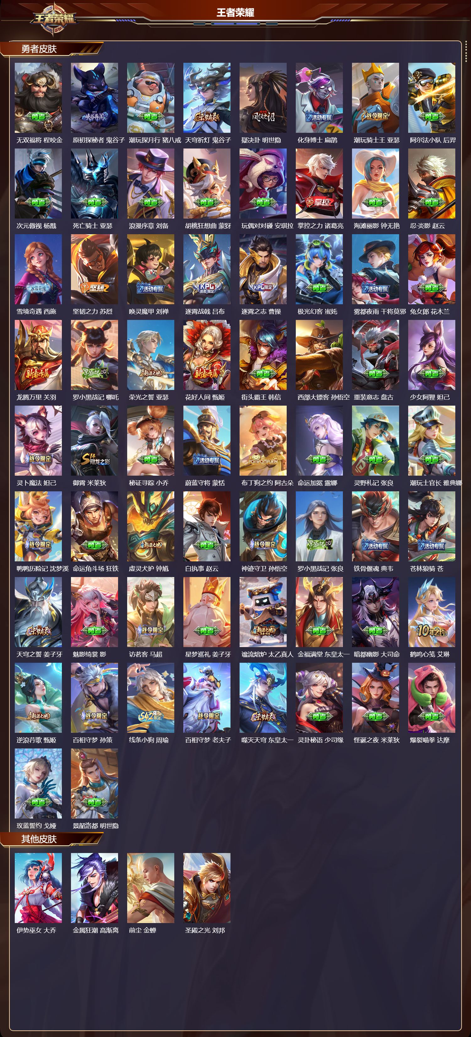 WZQM4101289王者荣耀账号详情图5