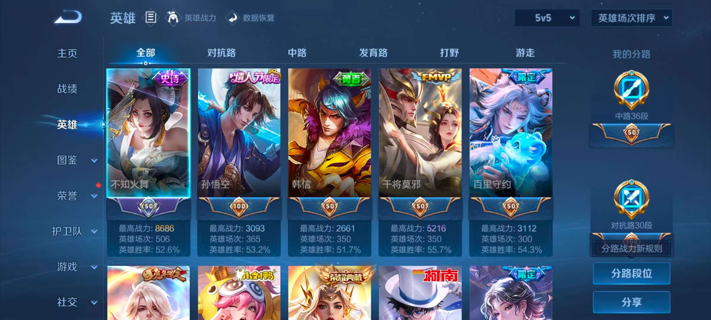 WZCMW497722王者荣耀账号详情图6