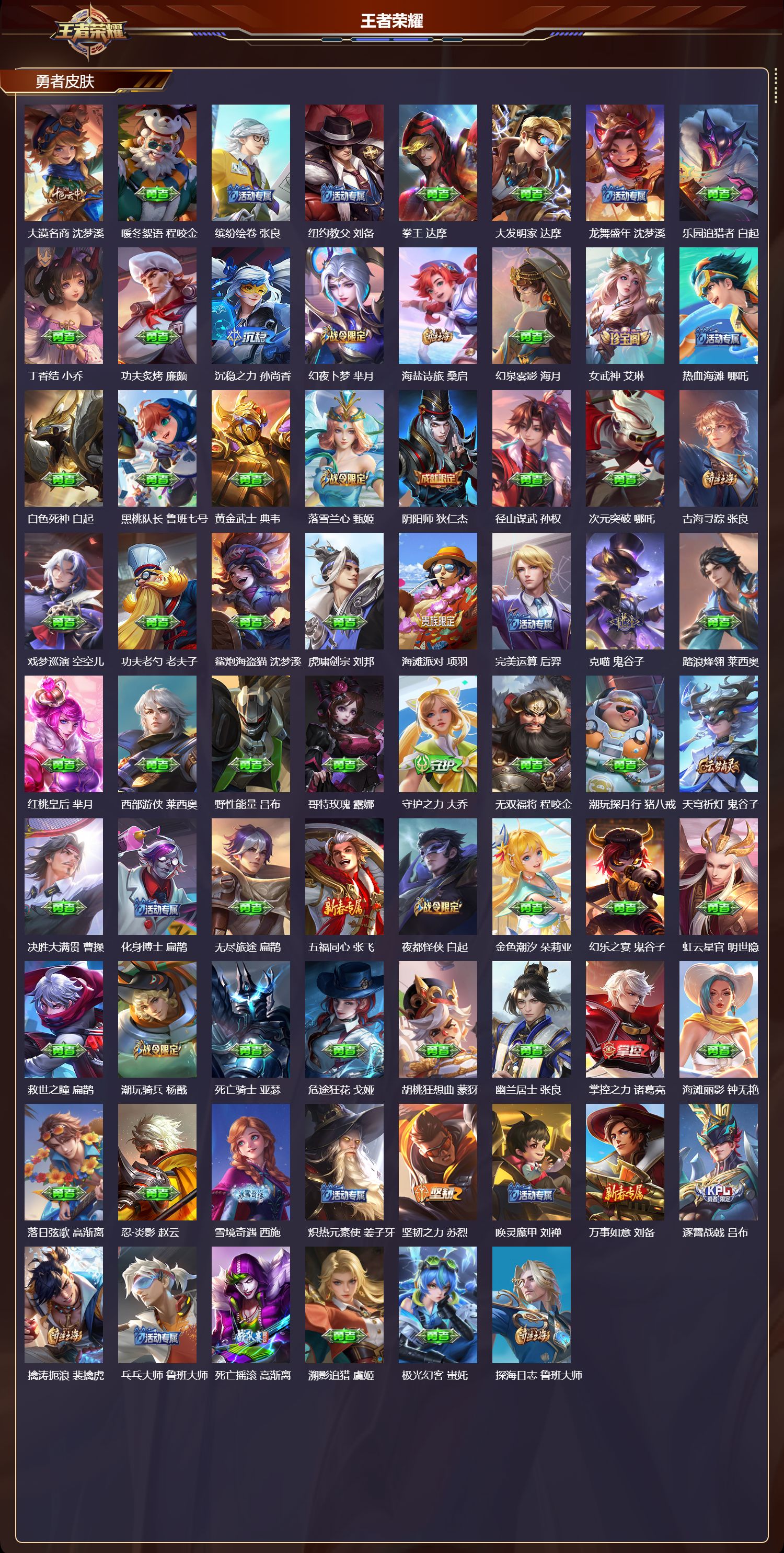 WZQM4107184王者荣耀账号详情图5