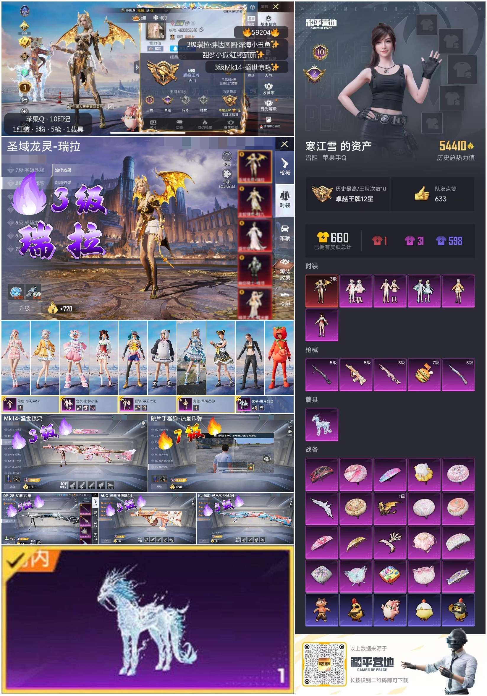 HPSJ452838和平精英账号详情图3