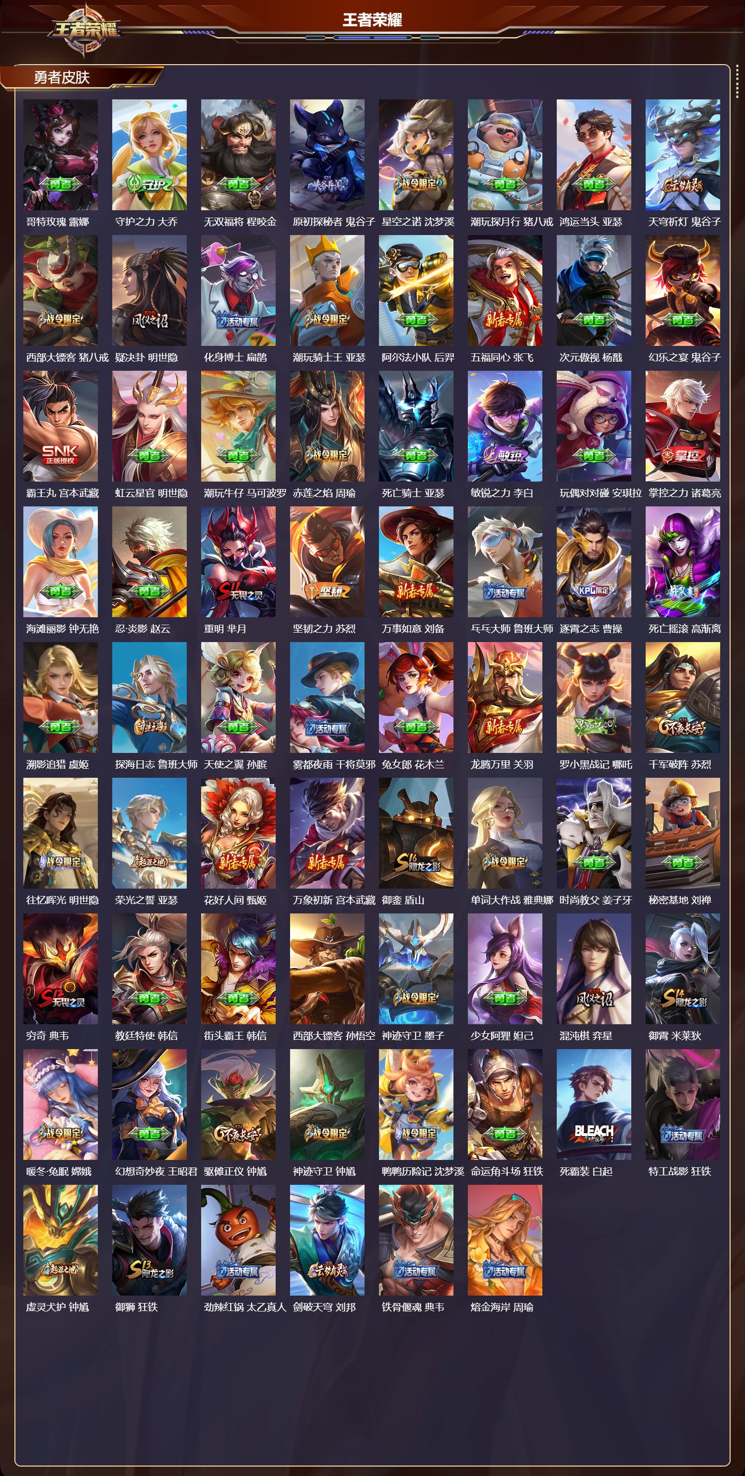 WZCMW4101328王者荣耀账号详情图8