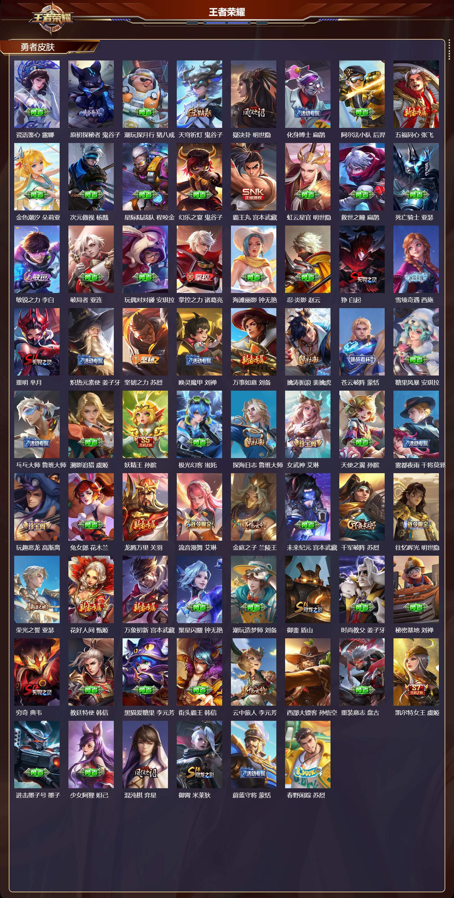 WZCMW4101548王者荣耀账号详情图8