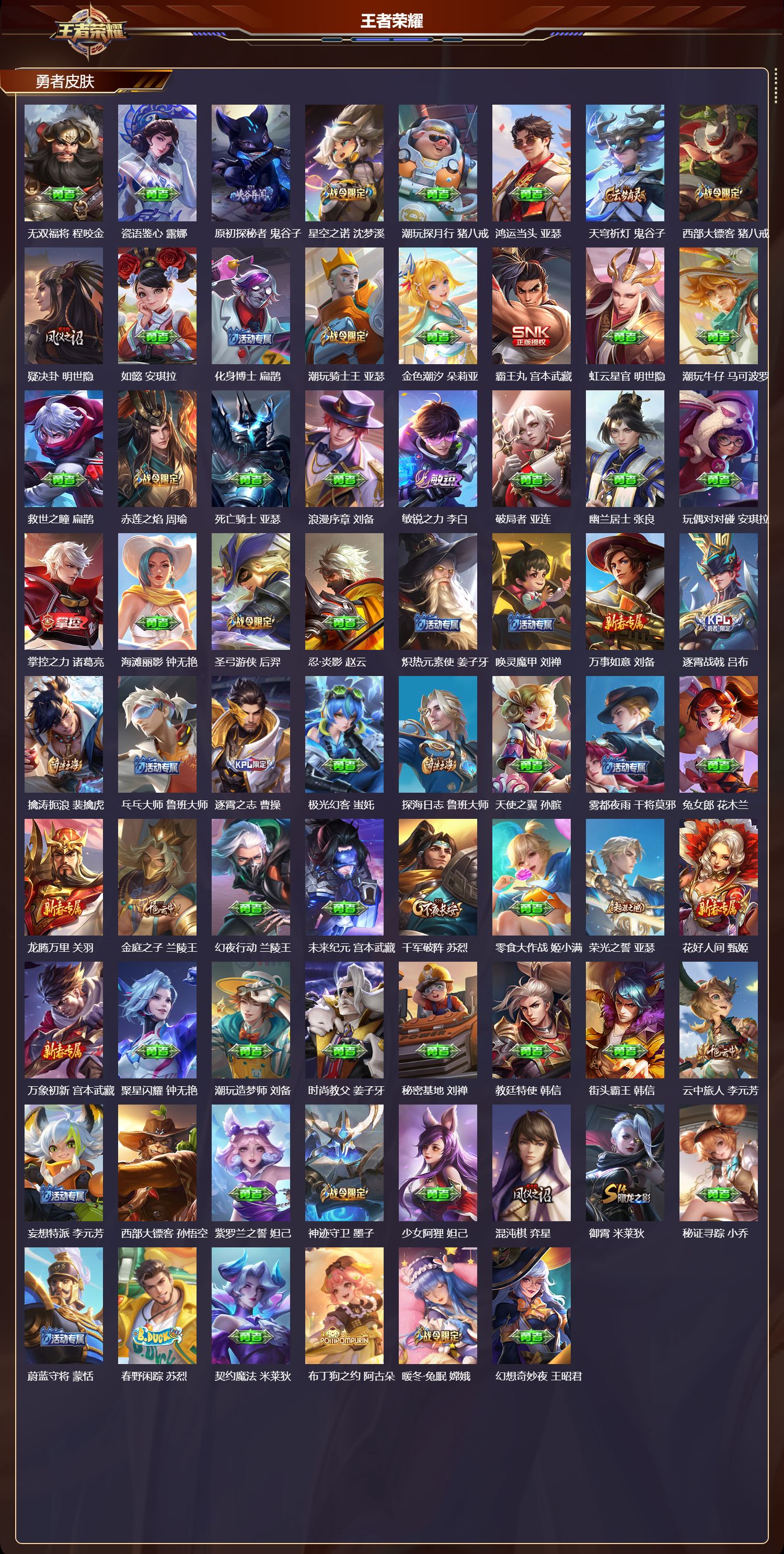 WZCMW4101403王者荣耀账号详情图8