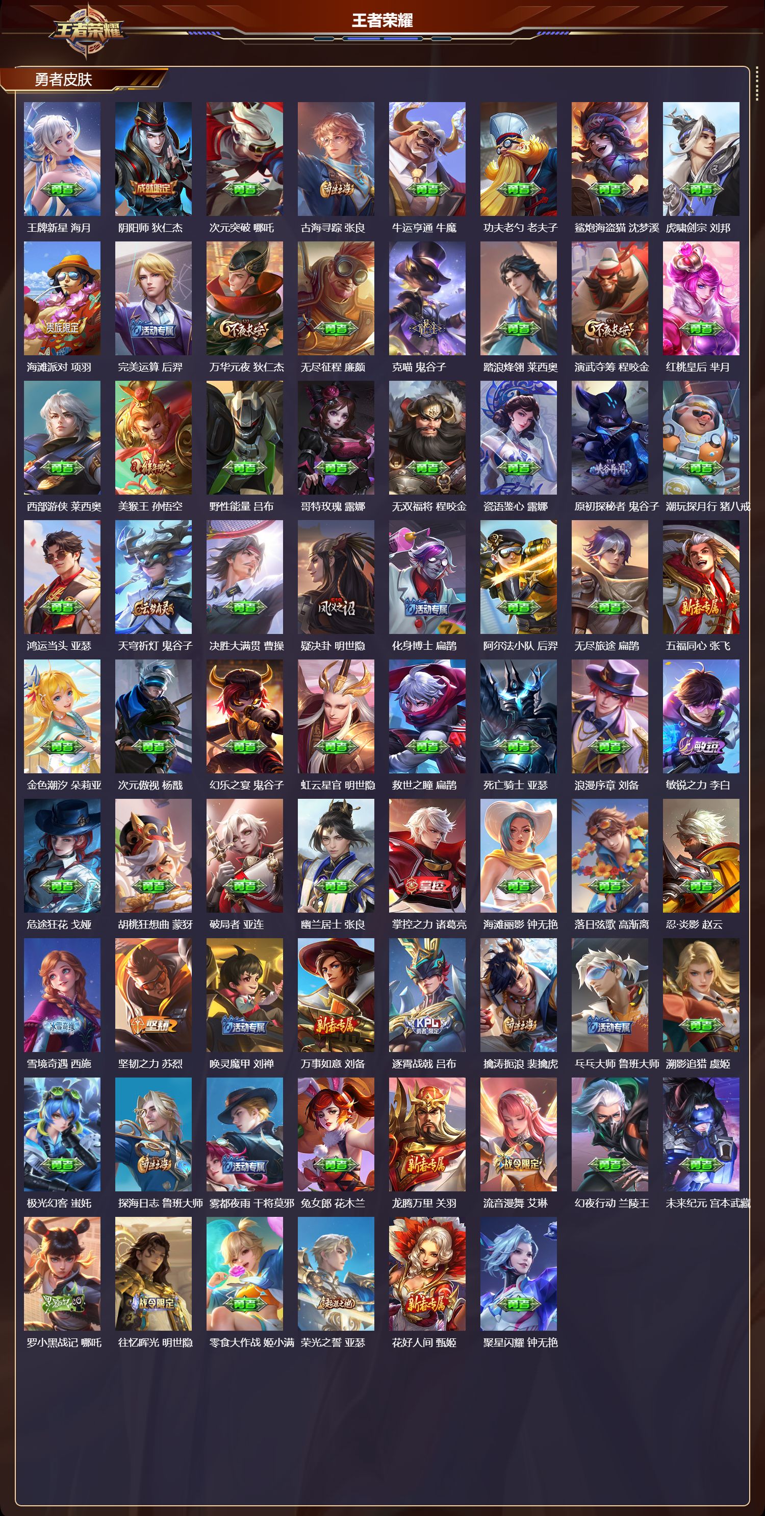 WZQM4103970王者荣耀账号详情图5