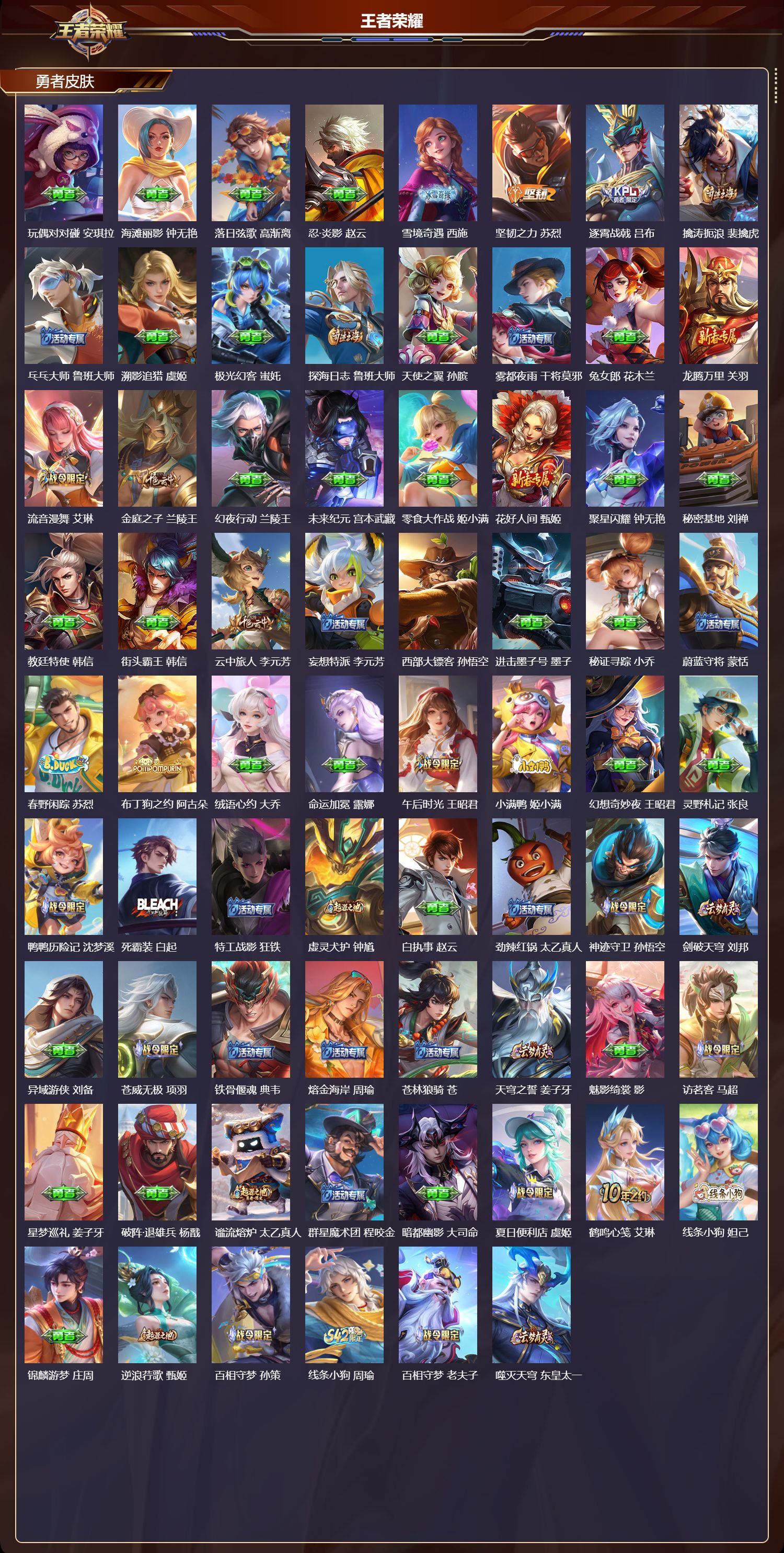 WZCMW4101578王者荣耀账号详情图8